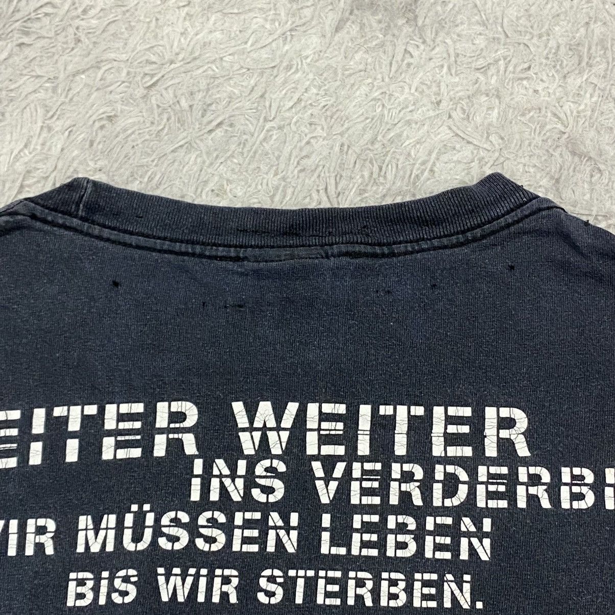 Band Tees × Vintage Distressed altered metal band rammstein vintage Y2K Size US S / EU 44-46 / 1 - 6 Thumbnail