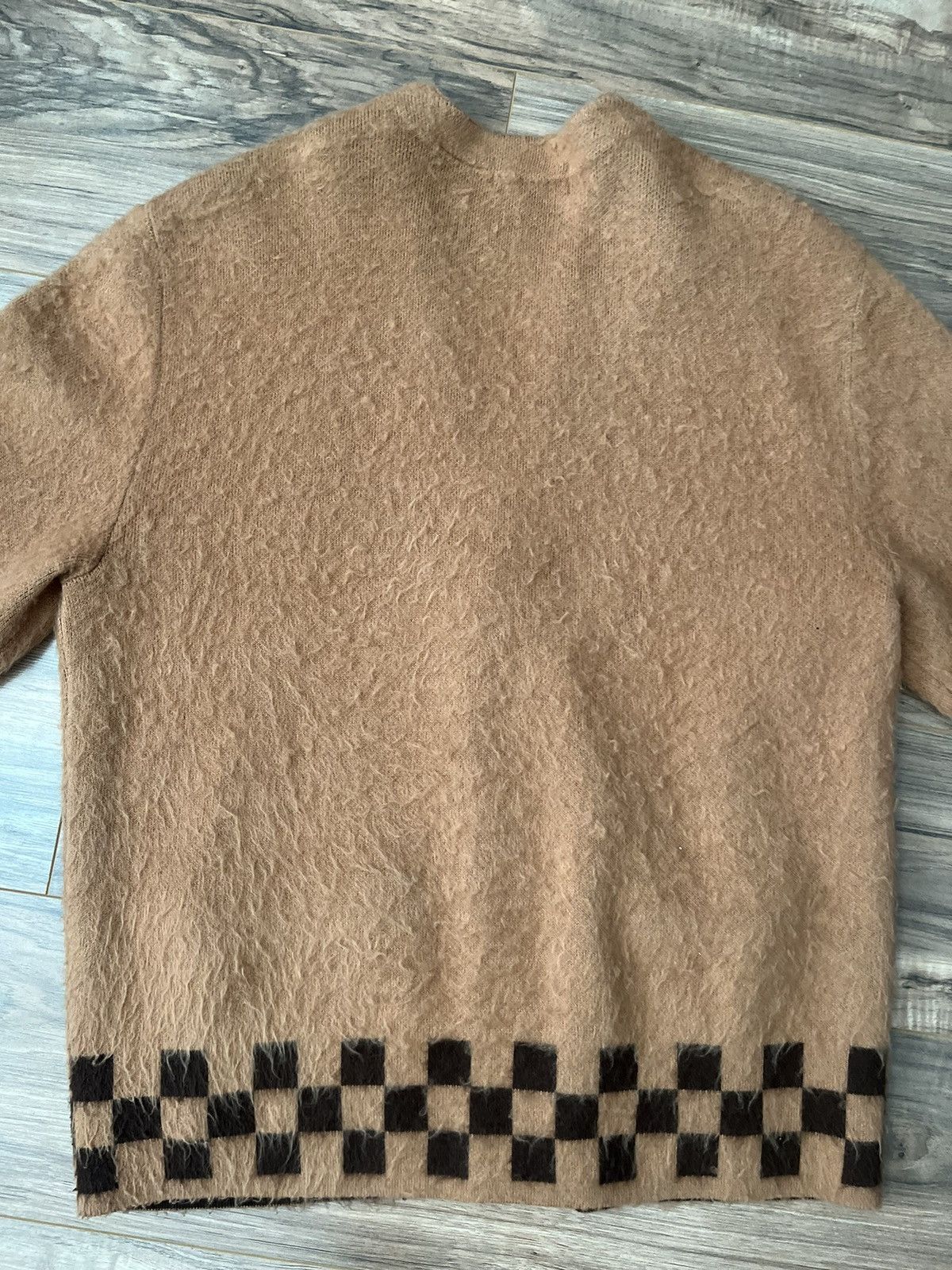 Supreme Supreme Brushed Checkerboard Cardigan | Grailed