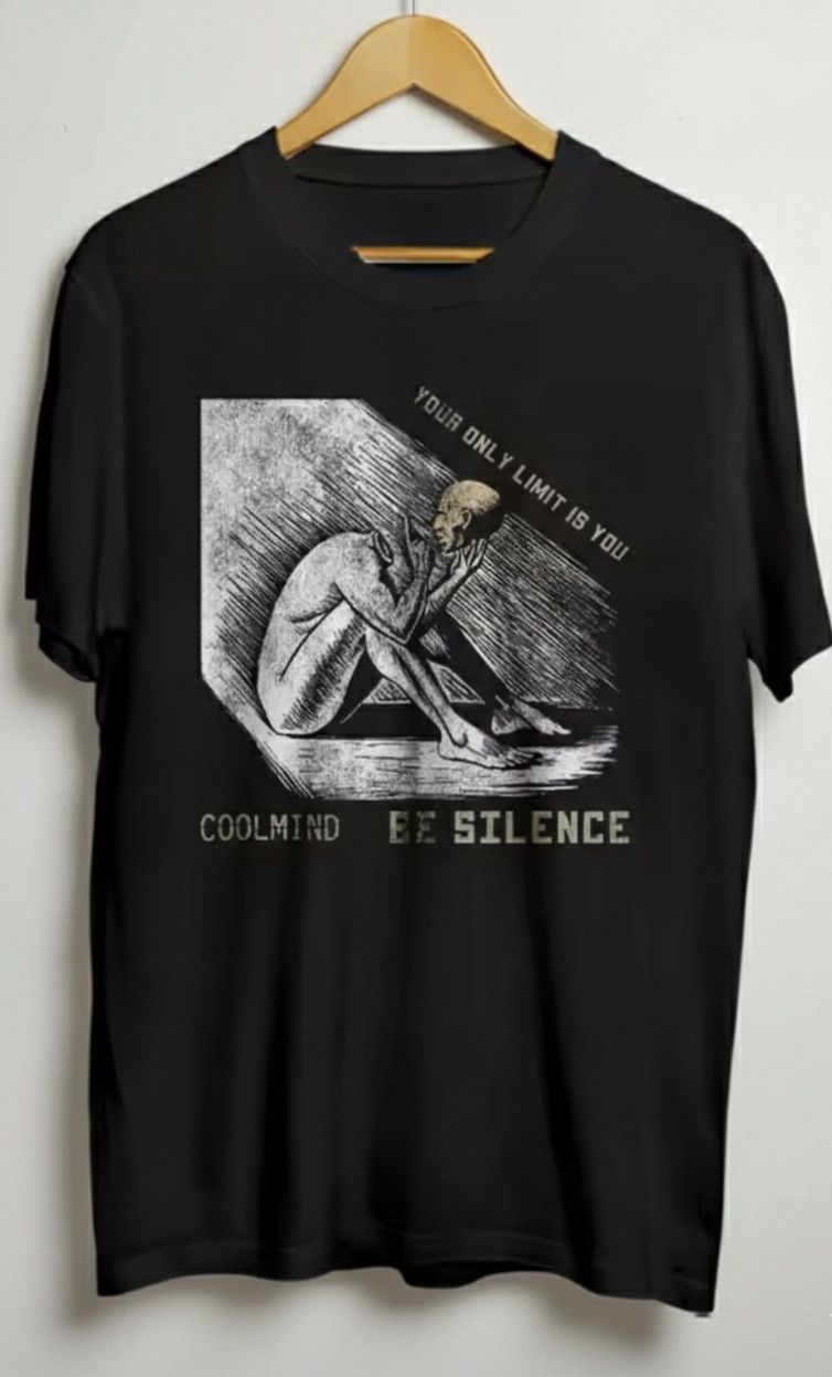 Other Y2K Street Retro Be Silent High Quality Black T-Shirt Size US XL / EU 56 / 4 - 2 Thumbnail