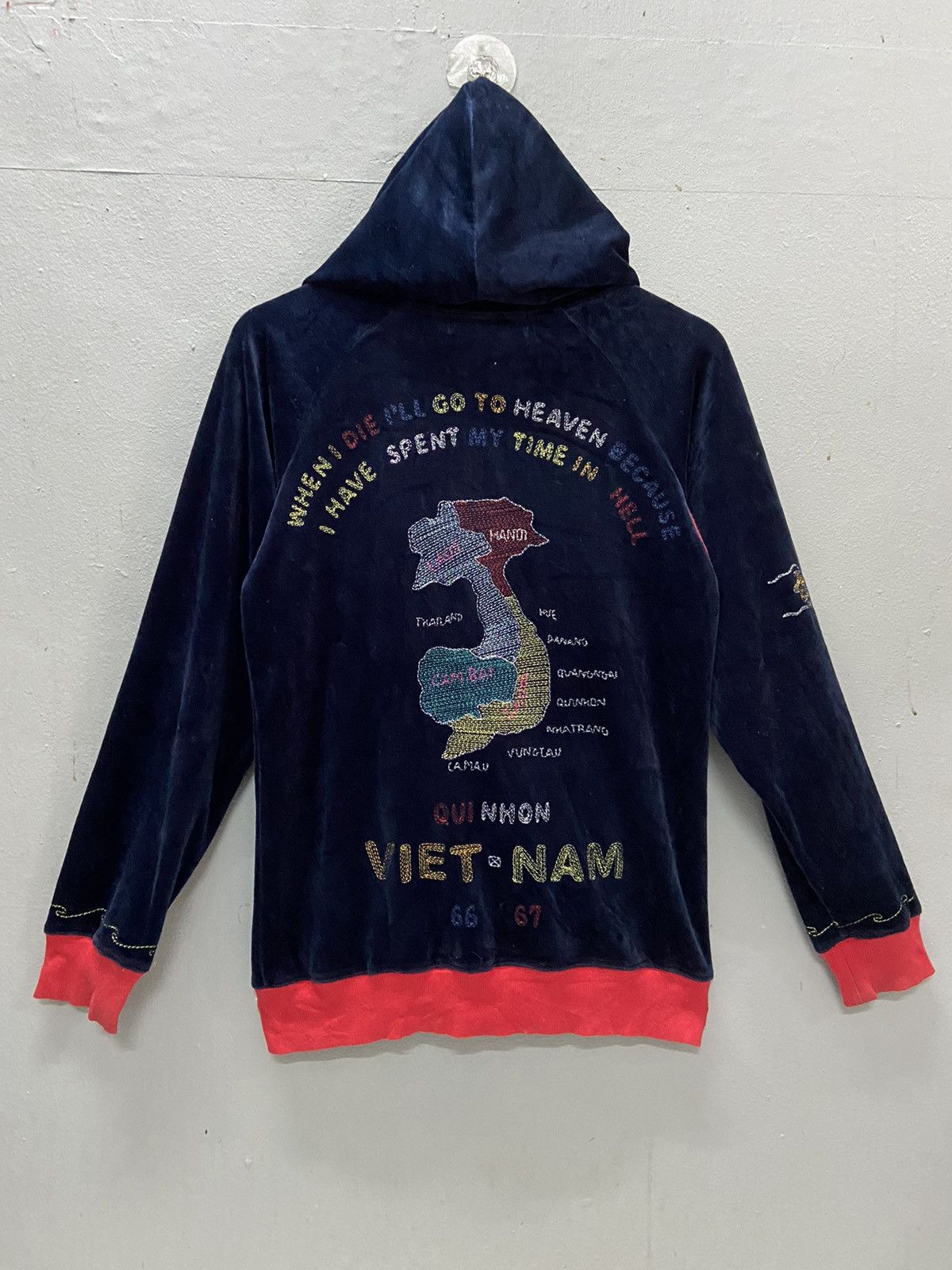 Aldies ALDIES QUI NHON VIETNAM WAR 66-67 VELVET SUKAJAN SWEATER Size US S / EU 44-46 / 1 - 1 Thumbnail