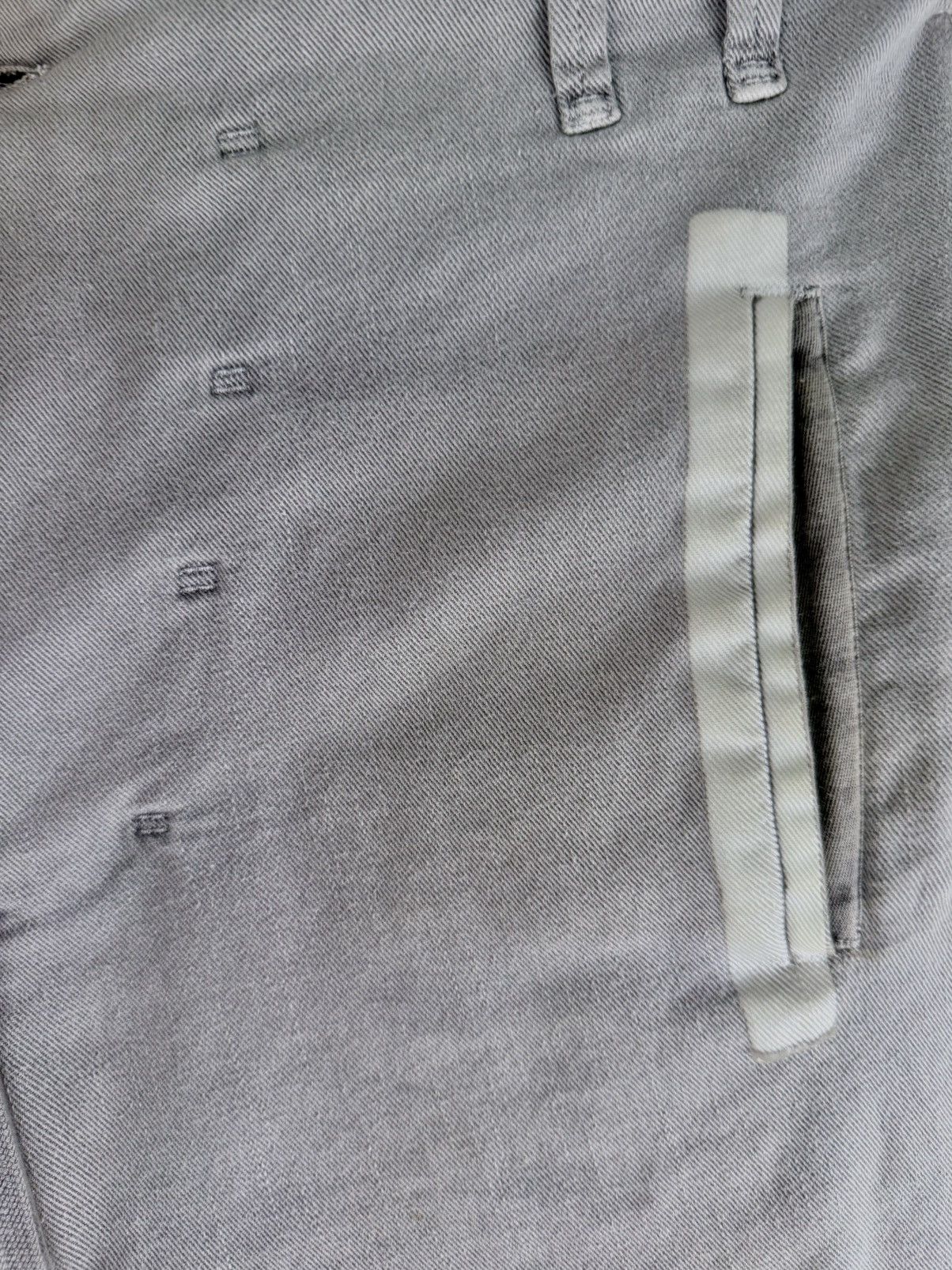 Boris Bidjan Saberi Boris P11 Carbon Grey Tapeseam Cotton Pant Size L Size US 34 / EU 50 - 14 Thumbnail