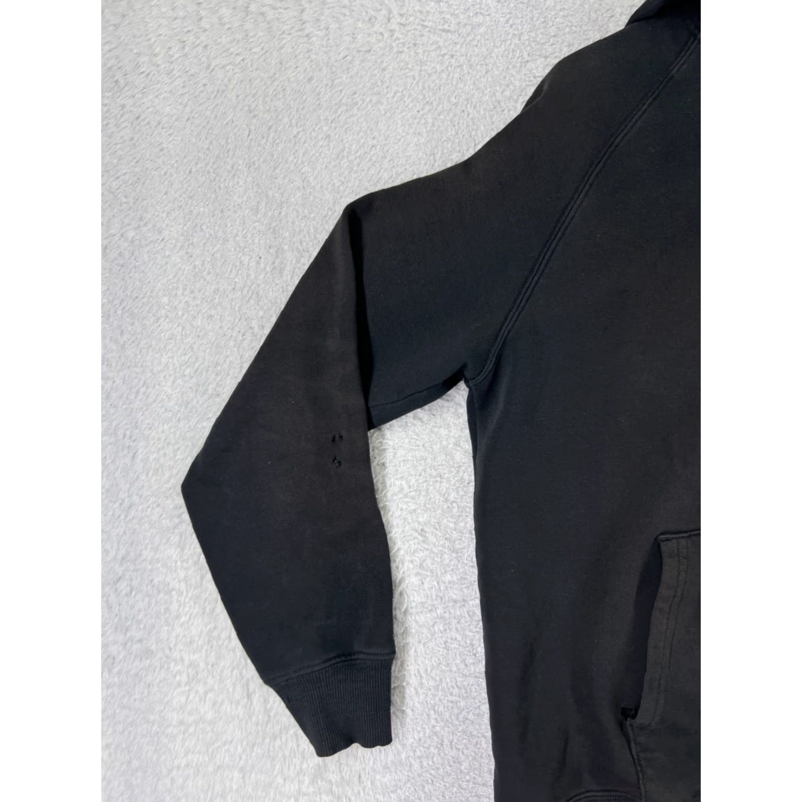 The North Face VINTAGE The North Face Hoodie Womens L Black Pockets Zip Full Zip Hooded Read/Regular Cotton Poly Blend Shirt? Size L / US 10 / IT 46 - 6 Thumbnail
