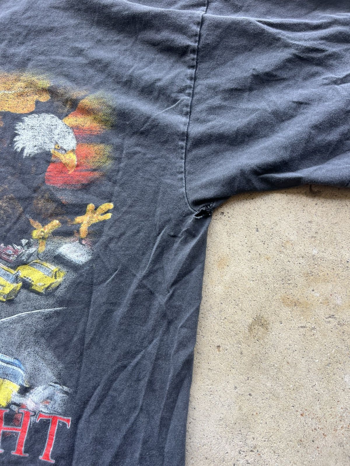 NASCAR Vintage Y2K Faded Black NASCAR Winston Cup Racing Tee Shirt Size US L / EU 52-54 / 3 - 5 Thumbnail
