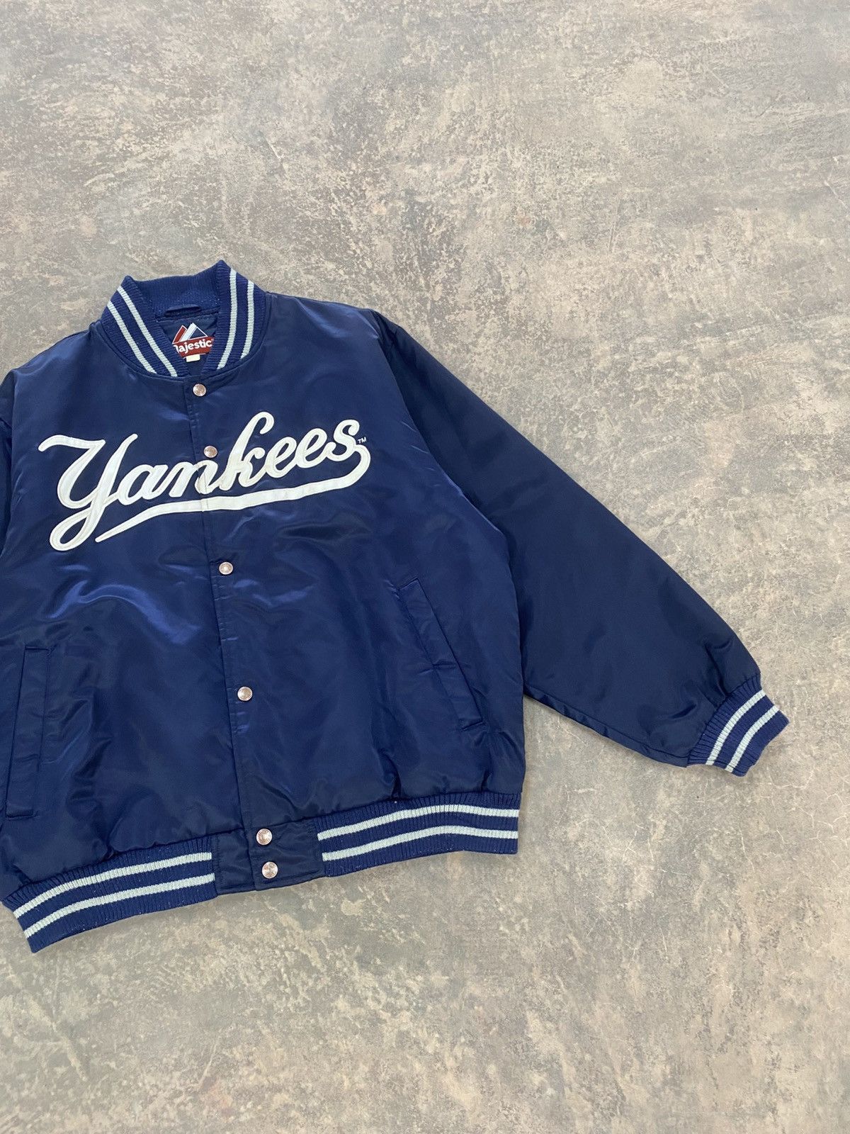 Majestic Majestic Yankees Baseball Bomber Jacket 90s Mlb Size US XL / EU 56 / 4 - 3 Thumbnail