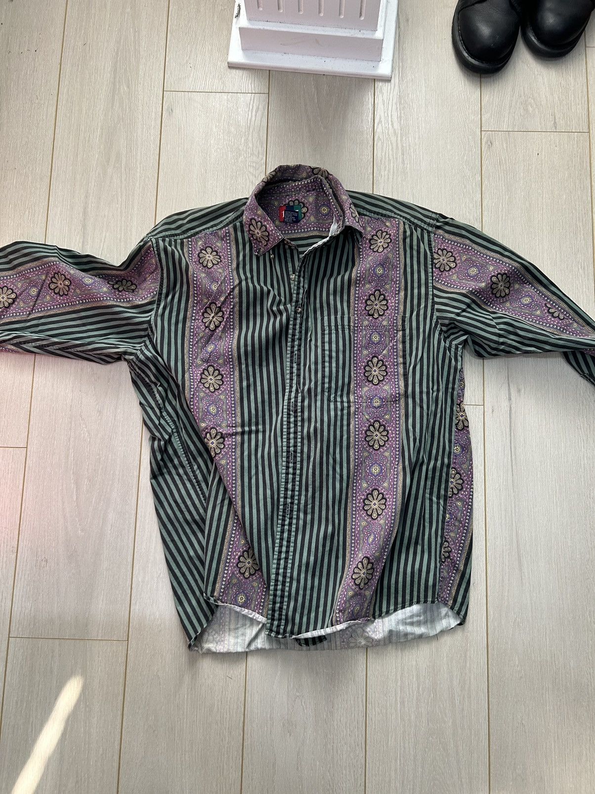 Bachrach Vintage Bacharach Bohemian styled button up Size US L / EU 52-54 / 3 - 1 Thumbnail