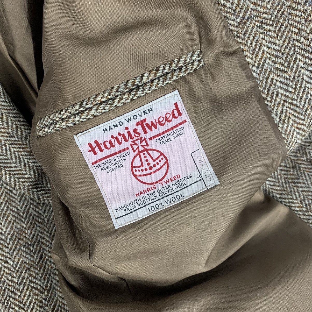 Harris Tweed Vintage Harris Tweed Wool Single Breasted Blazer Jacket 40R Size 40R - 15 Thumbnail