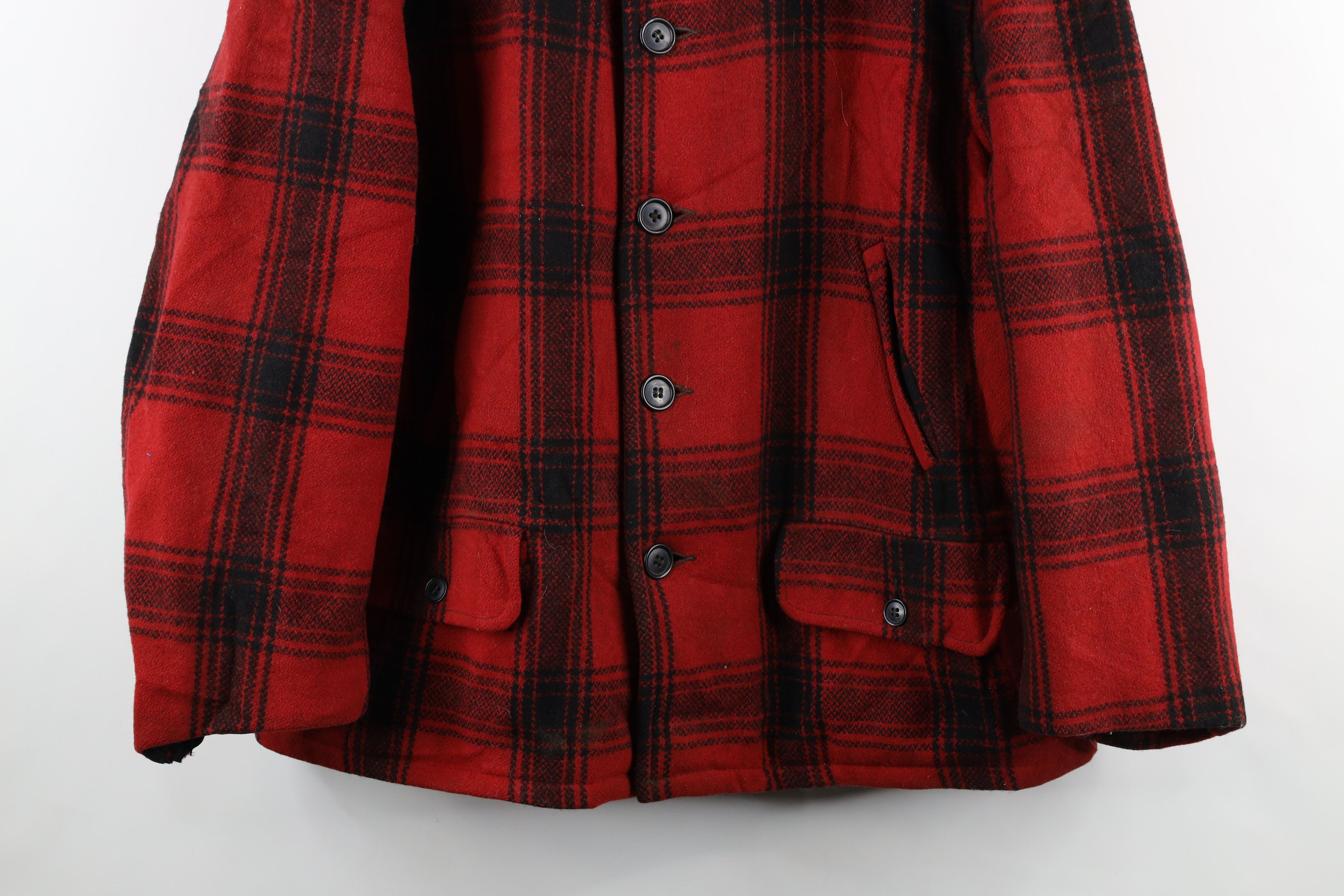 Vintage 50s 60s Streetwear Wool Mackinaw Jacket USA