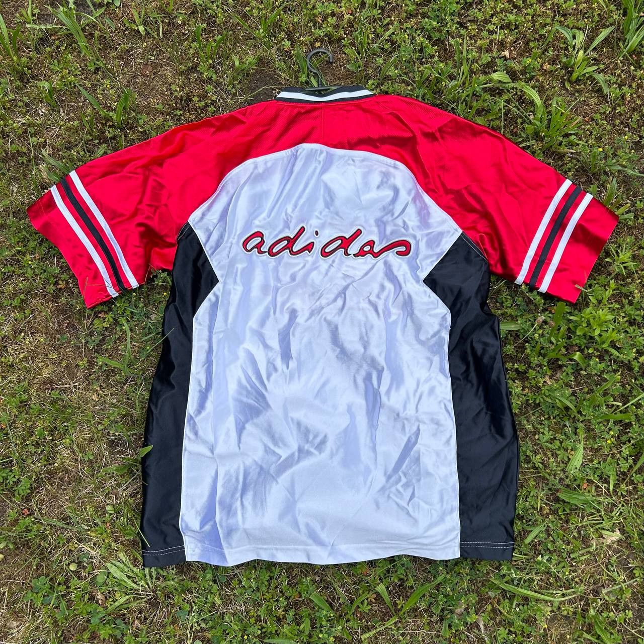 Adidas × Vintage 👕 Adidas Jersey T-Shirt – Bold 2000s Vibe Size US L / EU 52-54 / 3 - 2 Thumbnail