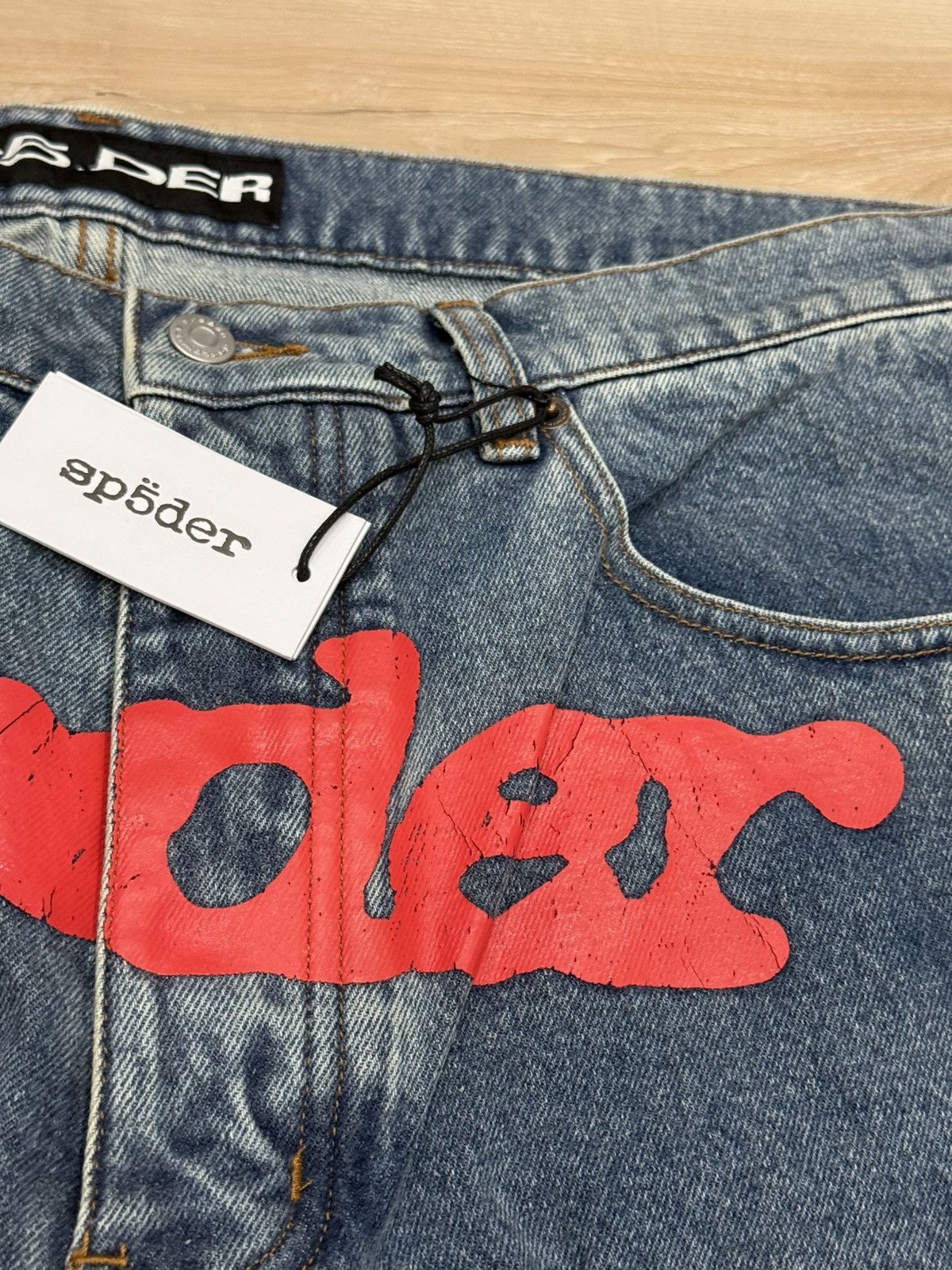Sp5der Sp5der Worldwide v3 Indigo Denim Jeans Size US 36 / EU 52 - 10 Thumbnail