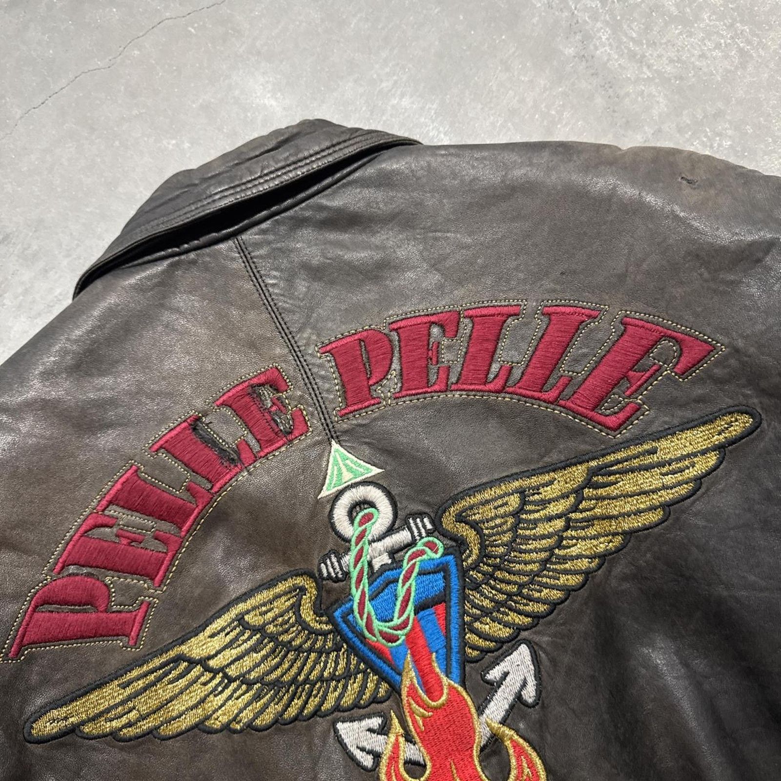 Japanese Brand × Pelle Pelle Vintage Marc Buchanan Pelle Pelle HipHop Rap Leather Jacket Size US M / EU 48-50 / 2 - 3 Thumbnail