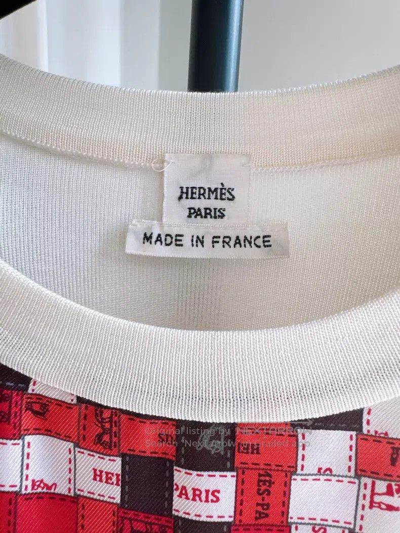 Hermes Hermes Silk Paneling Top Size XXS / US 00 / IT 34 - 4 Thumbnail