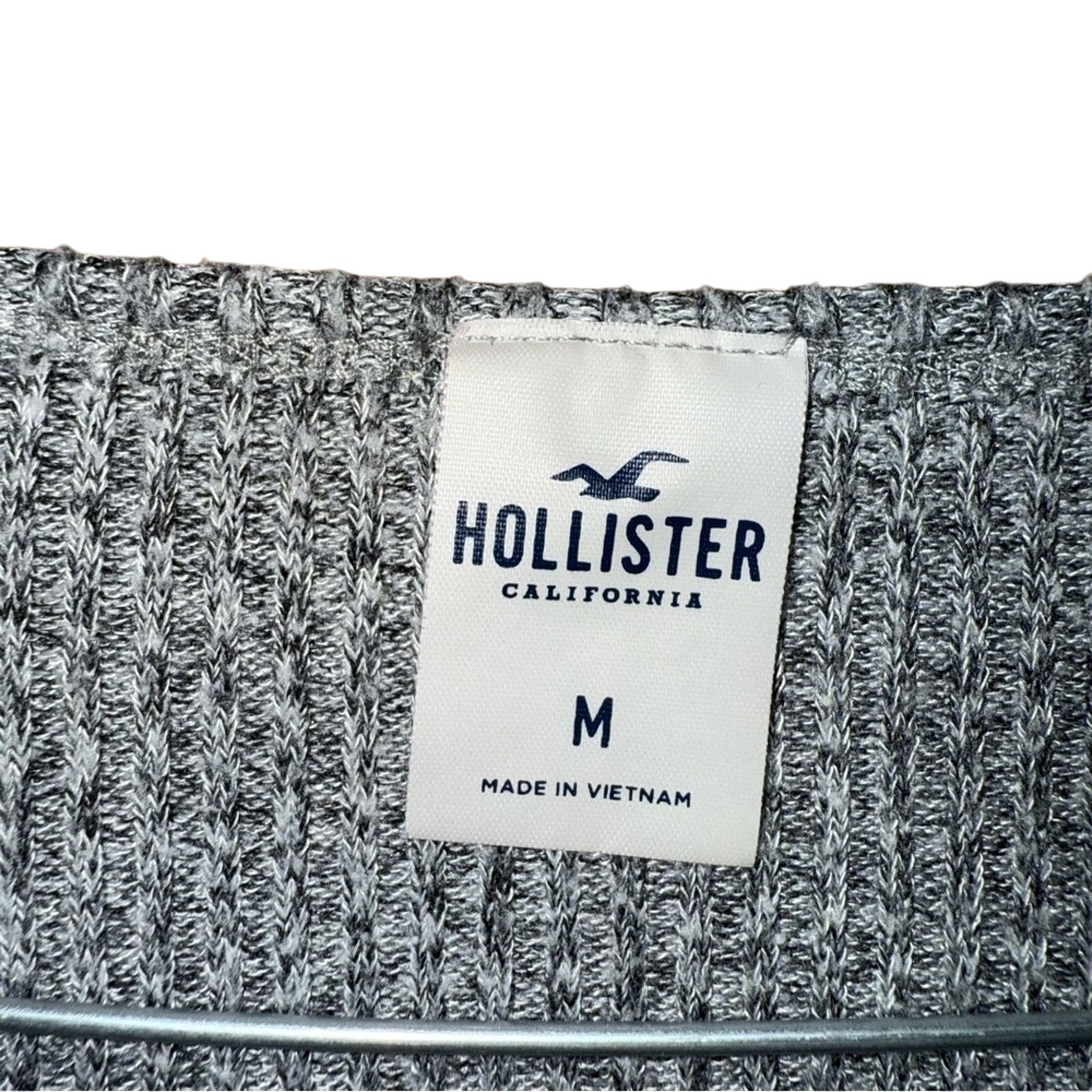 Hollister Hollister Gray Long Sleeve Juniors Top Size Medium Size M / US 6-8 / IT 42-44 - 3 Thumbnail