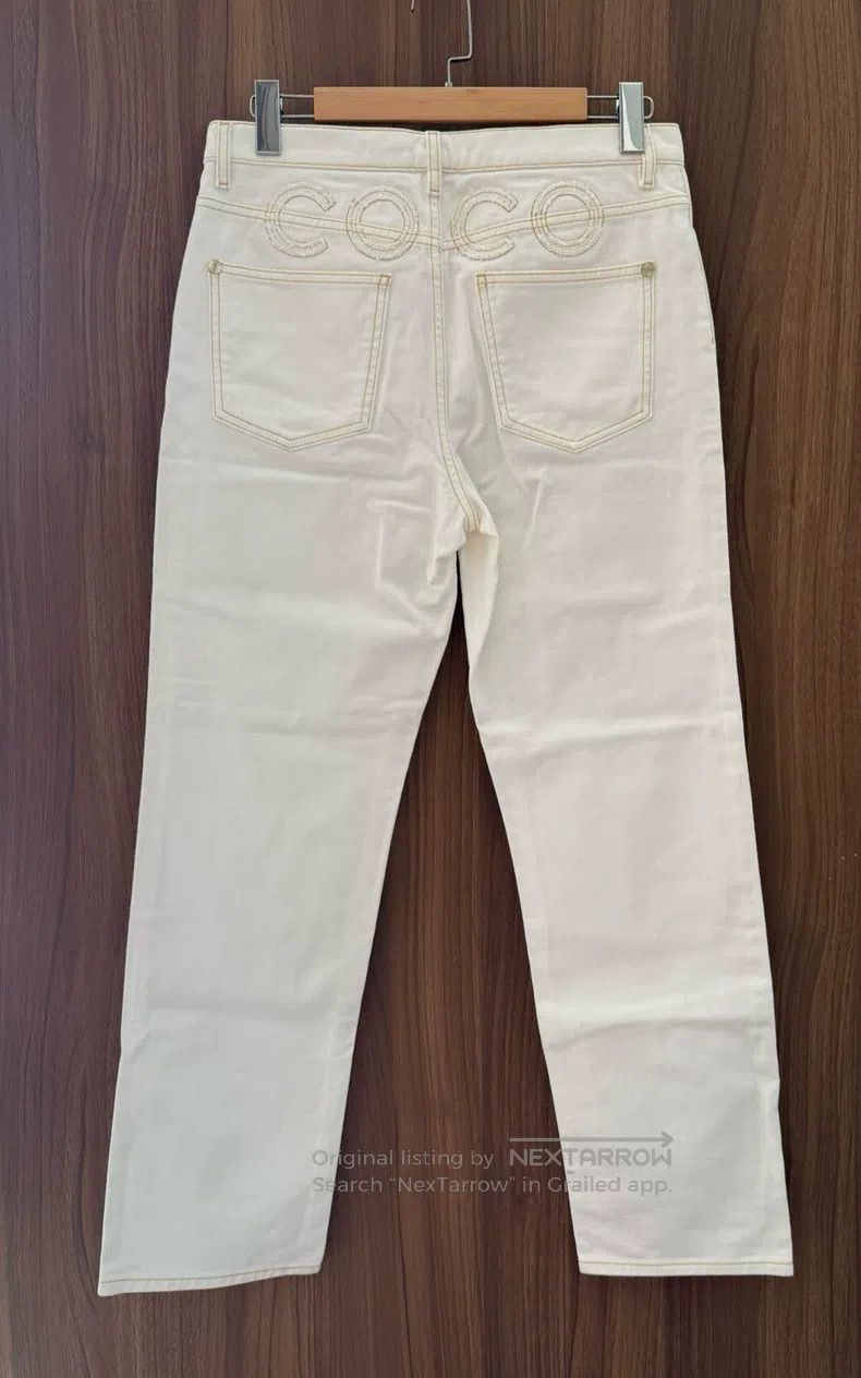 Chanel Chanel White jeans Size 26" / US 2 / IT 38 - 2 Thumbnail