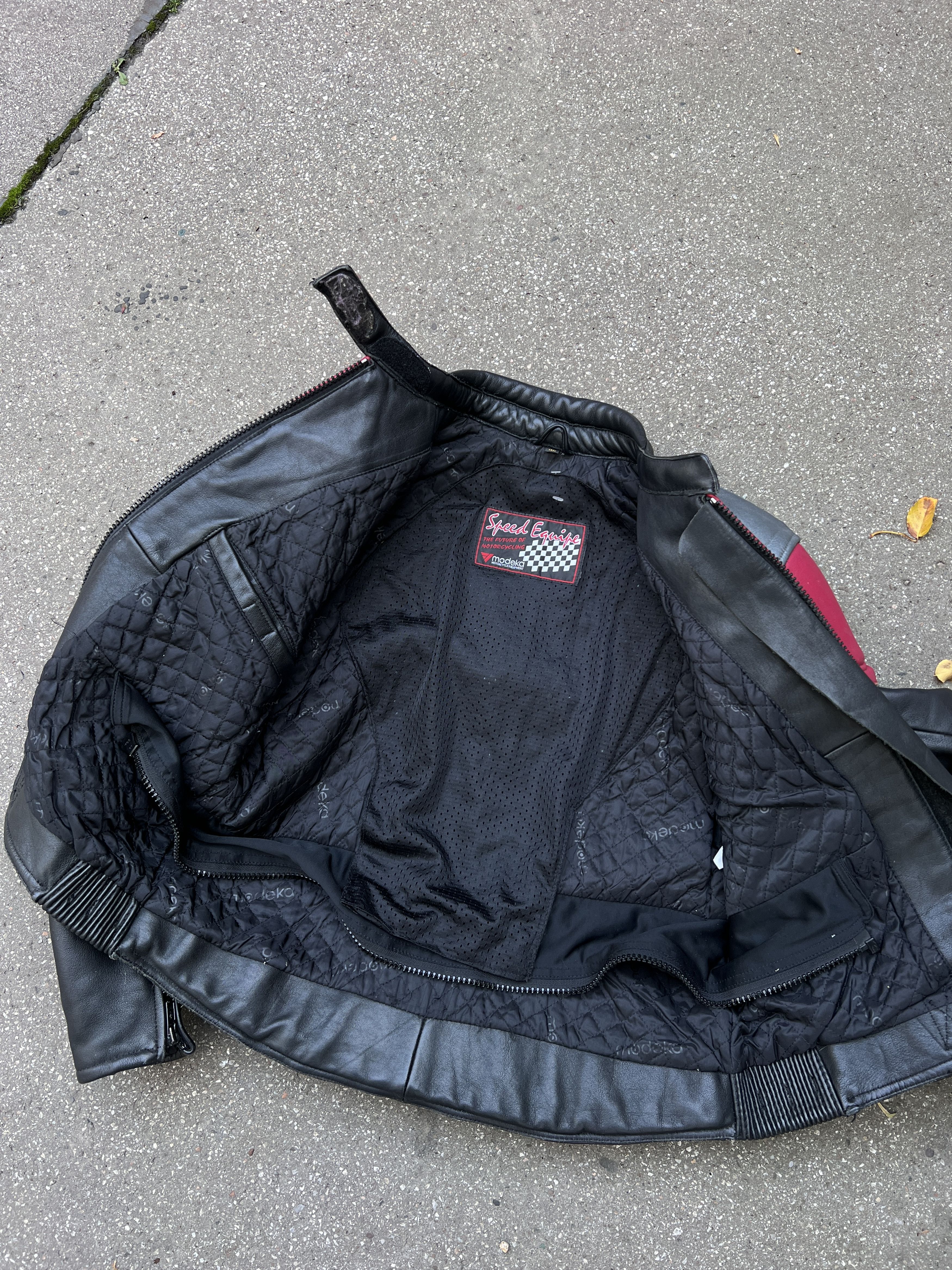 Le Grande Bleu (L.G.B.) Yohji Yamamoto Rick Owens Style Nascar Racing Leather Jacket Size US XS / EU 42 / 0 - 17 Thumbnail