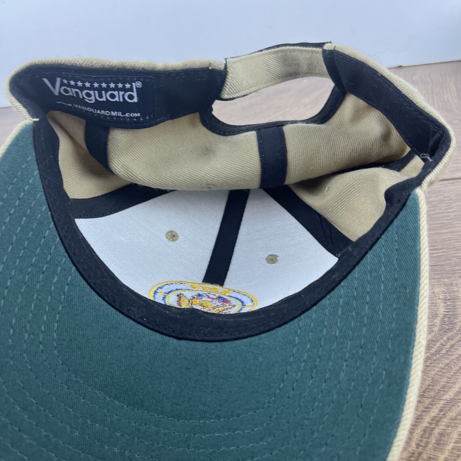Other NAVY JROTC Hat US Navy Junior ROTC Adjustable Hat Tan Brown Size ONE SIZE - 13 Thumbnail