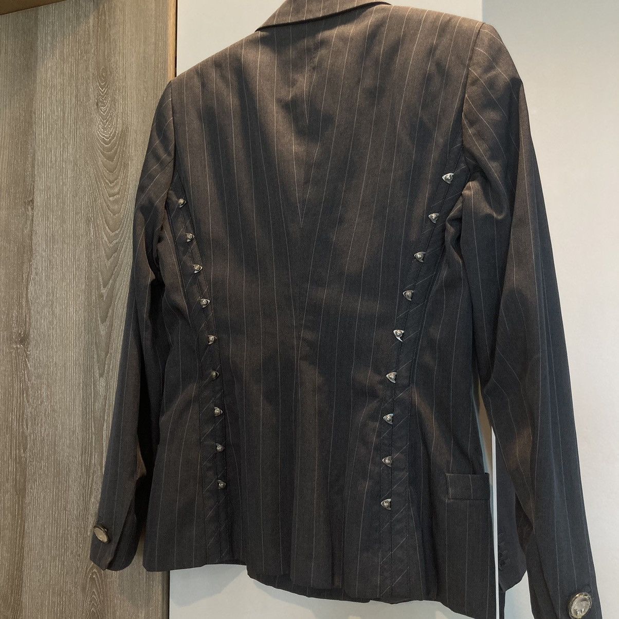 Versace Vintage 90s GIANNI VERSACE Runway S/S 1995 Women's jacket Size M / US 6-8 / IT 42-44 - 12 Thumbnail