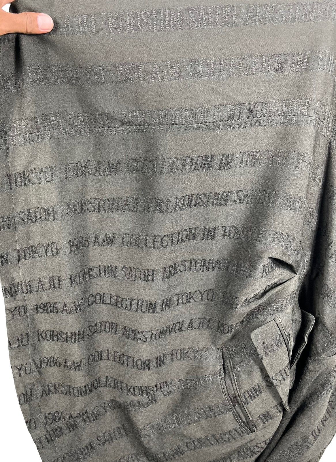 Japanese Brand 🔥 AW 1986 COLLECTION IN TOKYO ARRSTON VOLAJU KOHSHIN SATOH Size US M / EU 48-50 / 2 - 21 Thumbnail