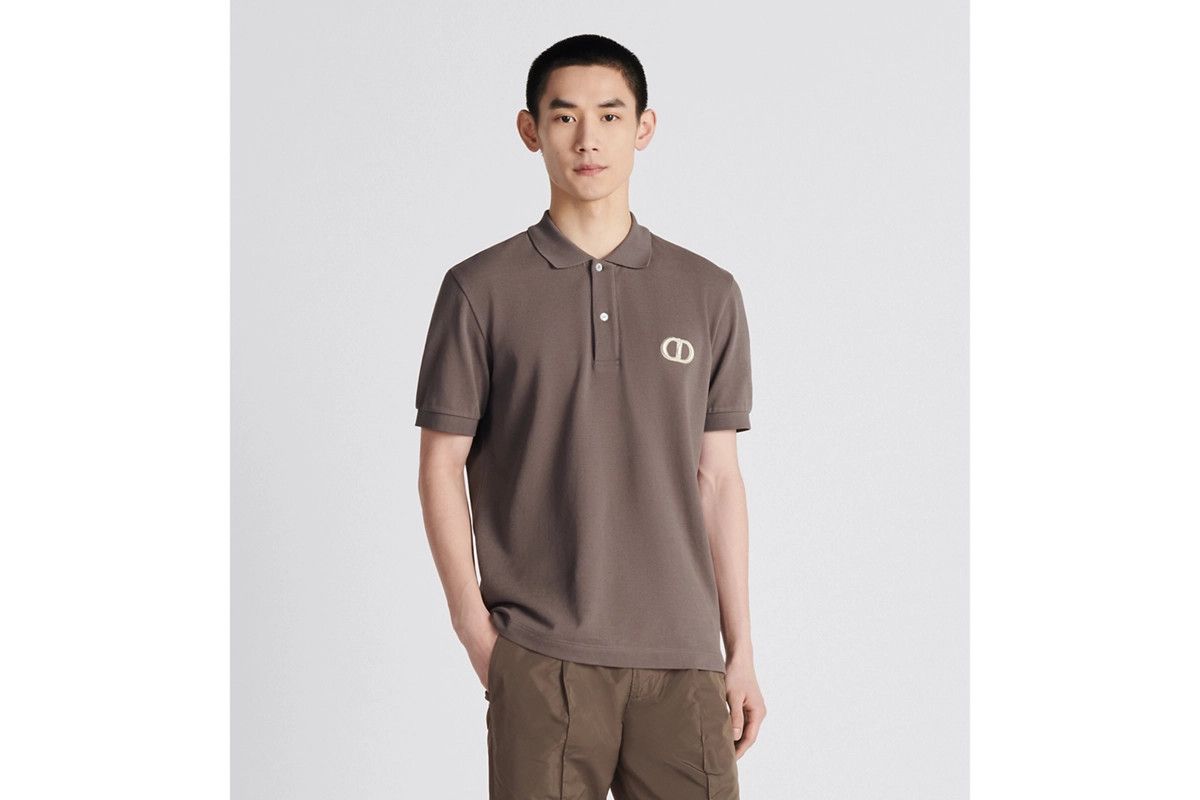 Dior o1bcso1str0225 CD Icon Polo Shirt in Brown Size US L / EU 52-54 / 3 - 4 Thumbnail
