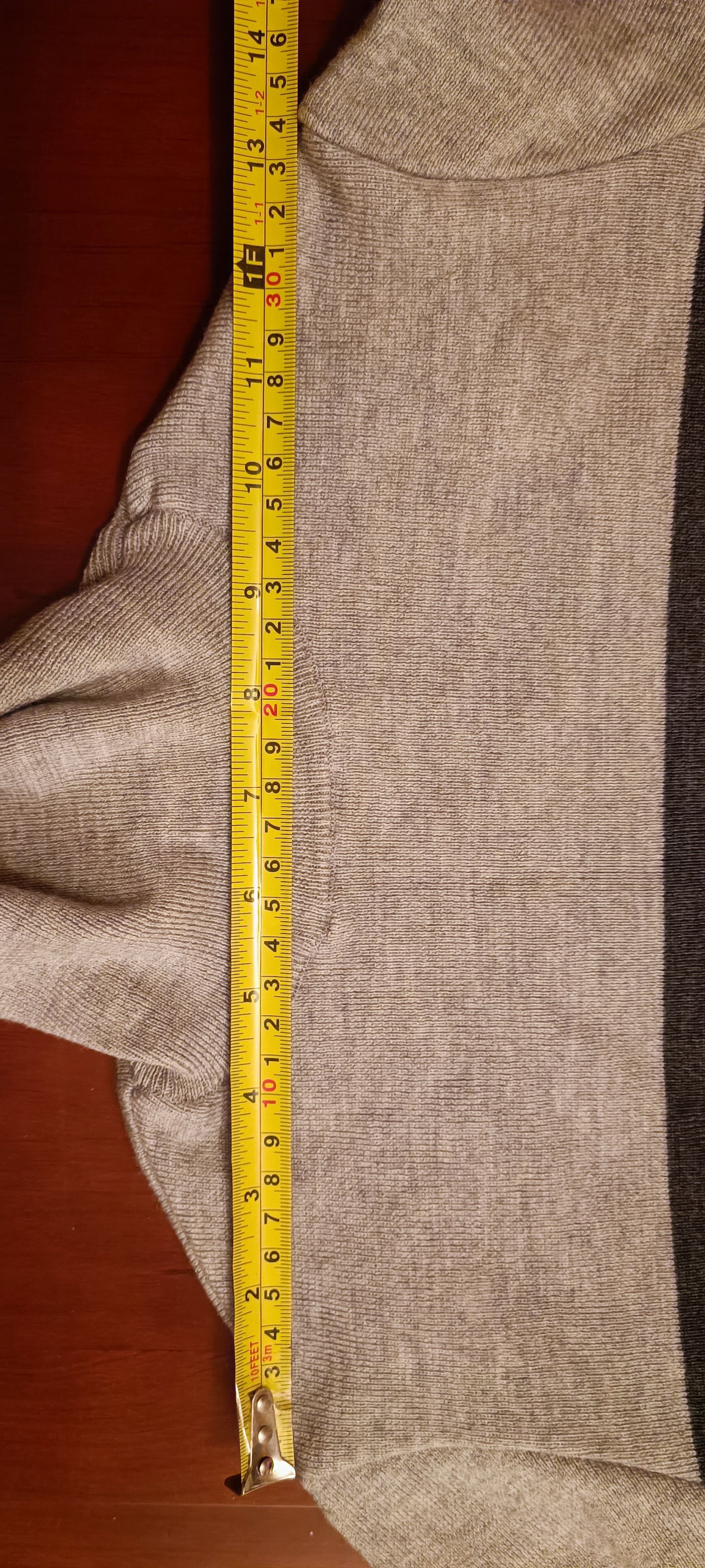 Jean Paul Gaultier Gray wool knit sweater with back pocket. Size S / US 4 / IT 40 - 24 Thumbnail