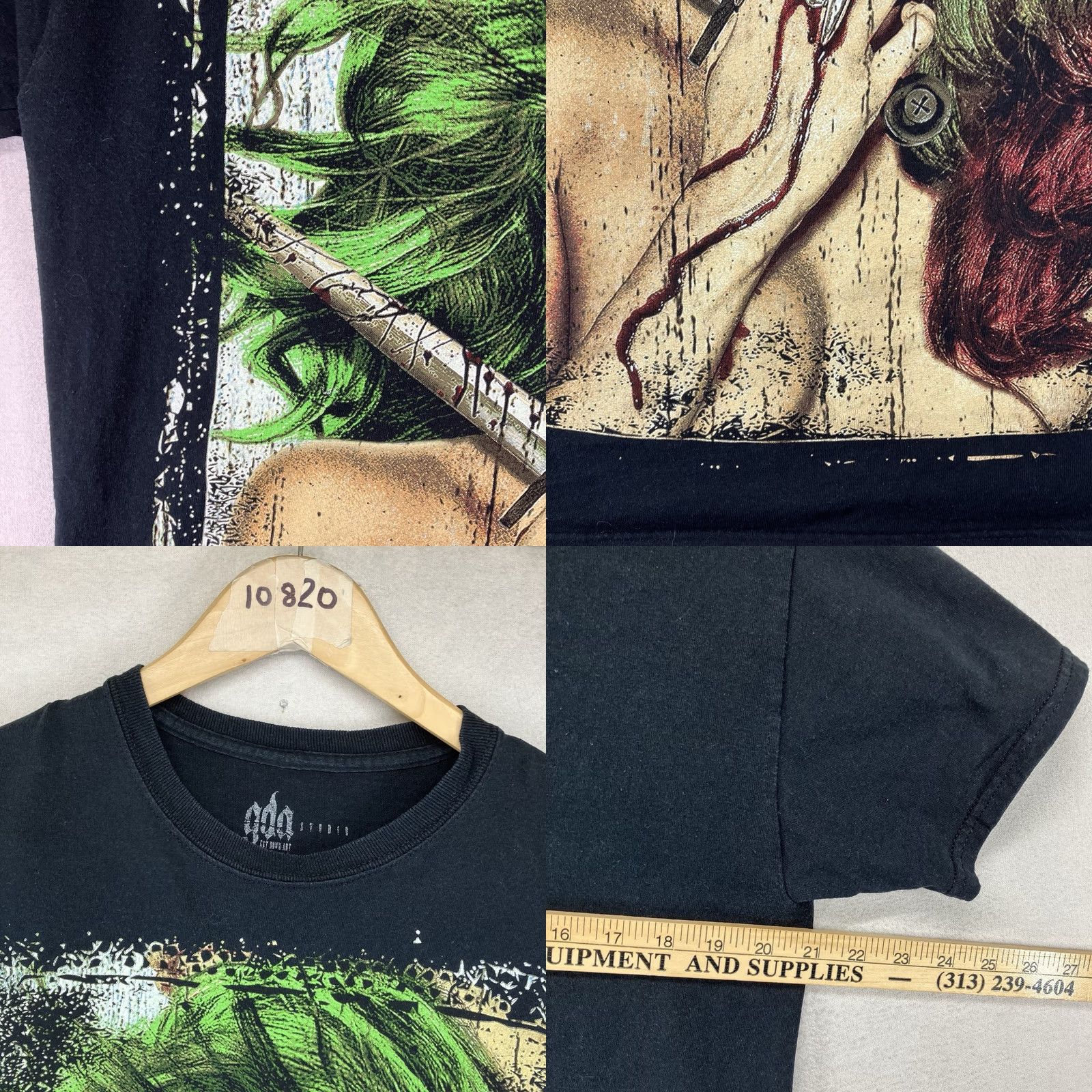 Vintage Vintage Y2K Streetwear Shirt - Medium Female Joker Clown Harley Graphic Tee Size US M / EU 48-50 / 2 - 8 Thumbnail