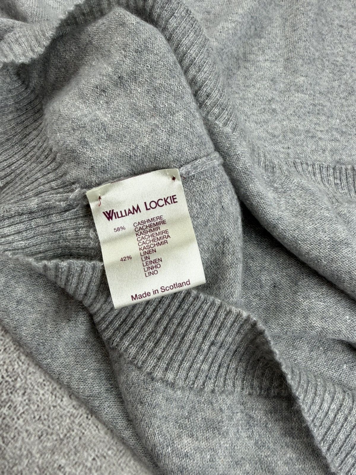 William Lockie William Lockie Casmere/Linen Knit Sweater Men’s Size 54 Size US L / EU 52-54 / 3 - 6 Thumbnail