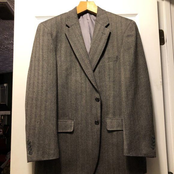 Saddlebred SADDLEBRED men's sport coat jacket blazer size: 42R Size 42R - 2 Thumbnail