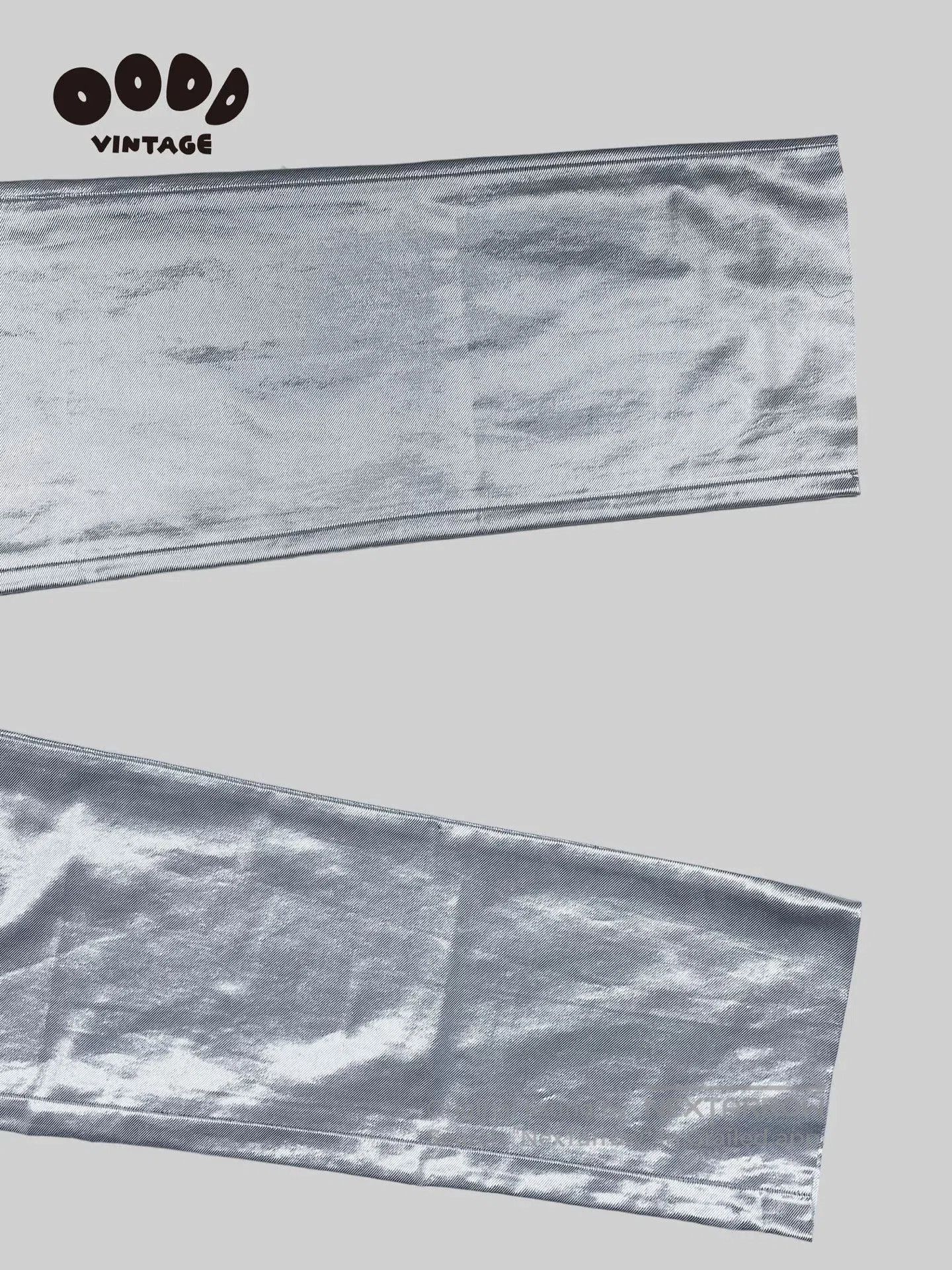 Ann Demeulemeester Ann Demeulemeester Silver Slim Trousers. Size 35" - 4 Thumbnail