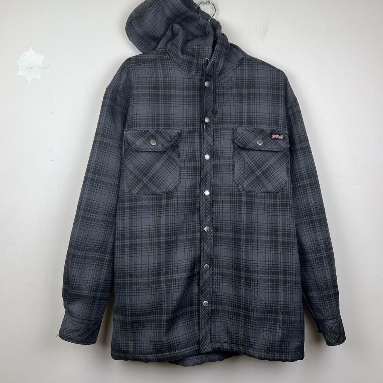 Dickies Dickies Plaid Hooded Shirt Jacket Size L Size US L / EU 52-54 / 3 - 1 Thumbnail