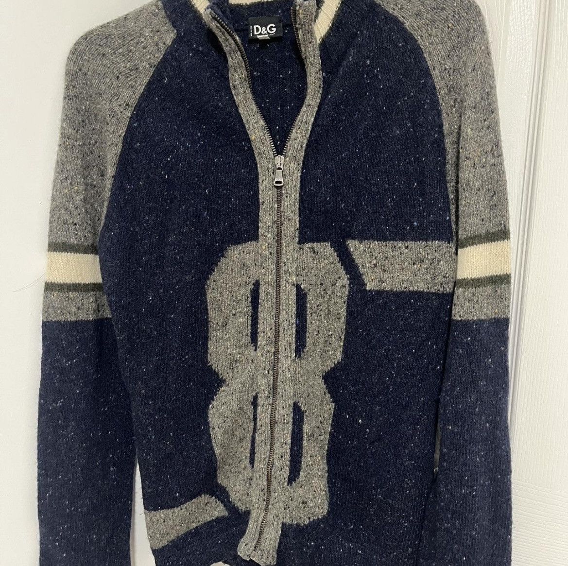 Dolce & Gabbana D&G ribbed varsity sweater Size US S / EU 44-46 / 1 - 1 Thumbnail