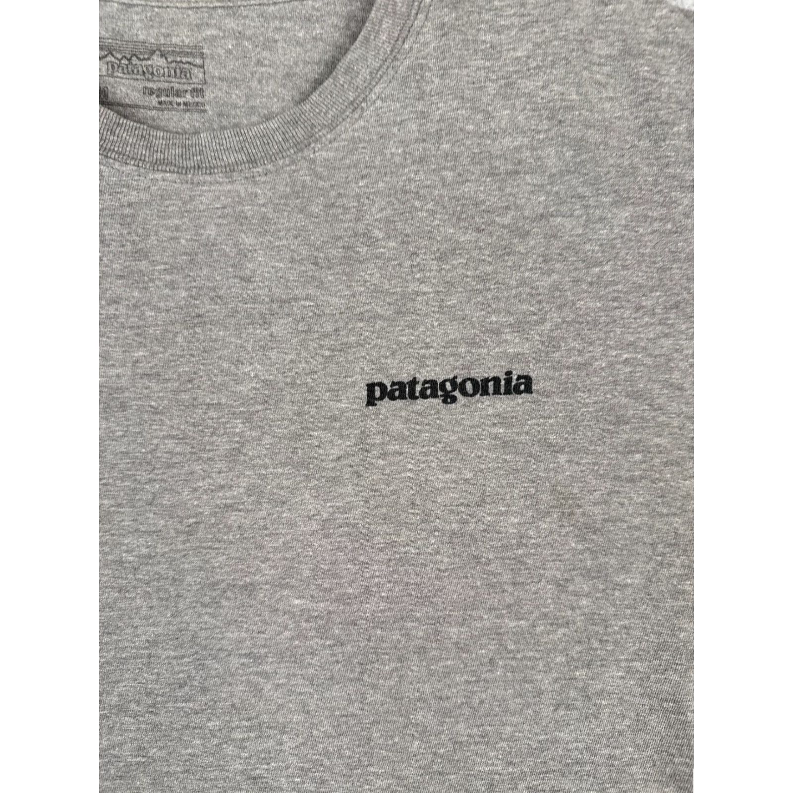 Patagonia Patagonia Shirt Men M Gray Long Sleeve Cotton Logo P-6 Fitz Roy Logo All Seasons Breathable 90s? Size US M / EU 48-50 / 2 - 6 Thumbnail