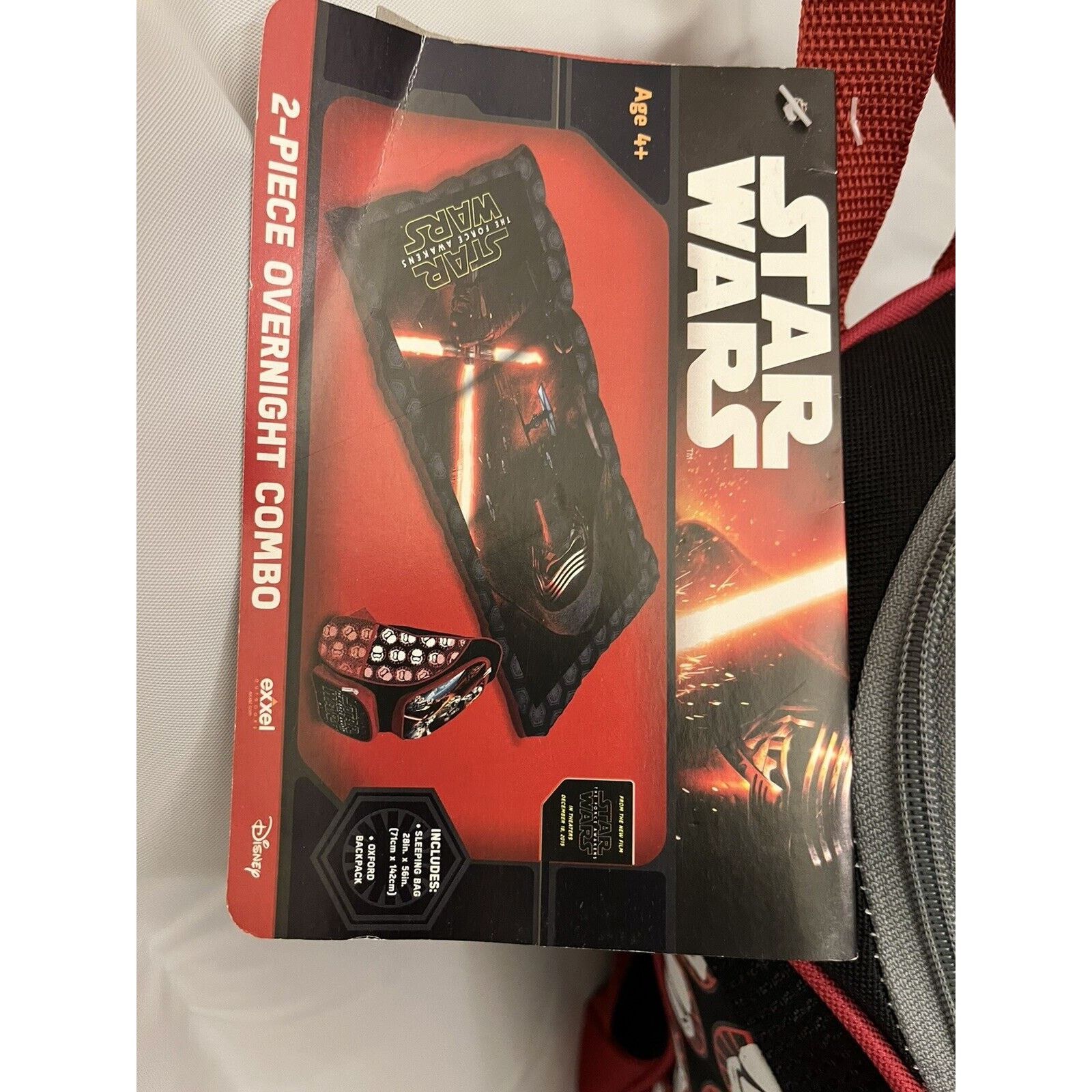 Disney Star Wars Backpack Sleeping Bag Combo 28”x56” NWT Kids Size ONE SIZE - 7 Thumbnail