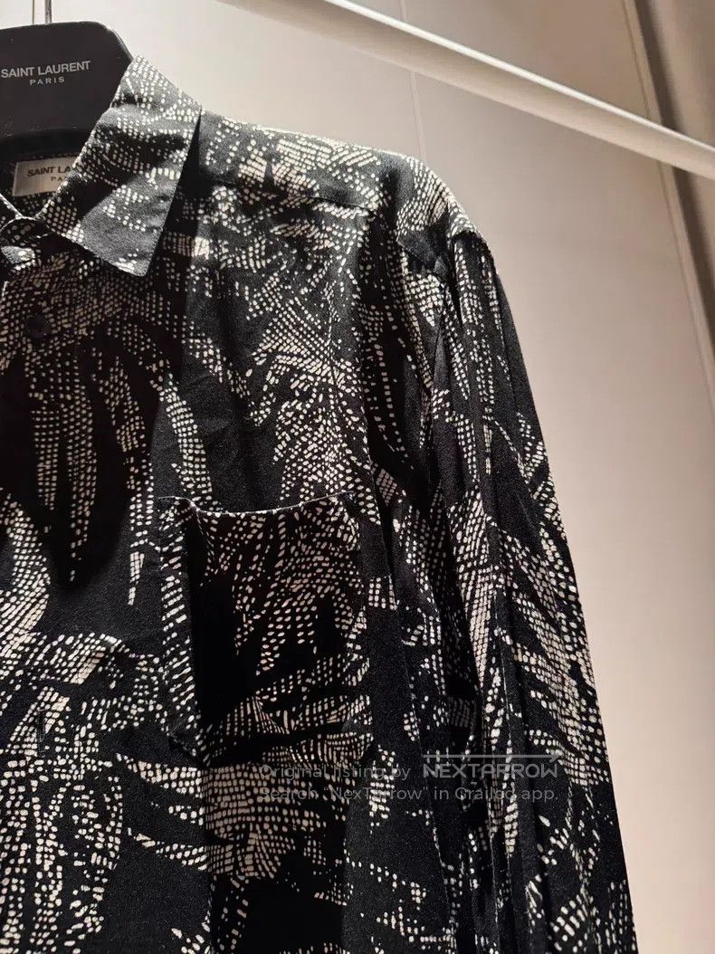 Saint Laurent Paris Saint Laurent Paris Hawaiian Pineapple Tree Shirt Size XS / US 0-2 / IT 36-38 - 2 Thumbnail
