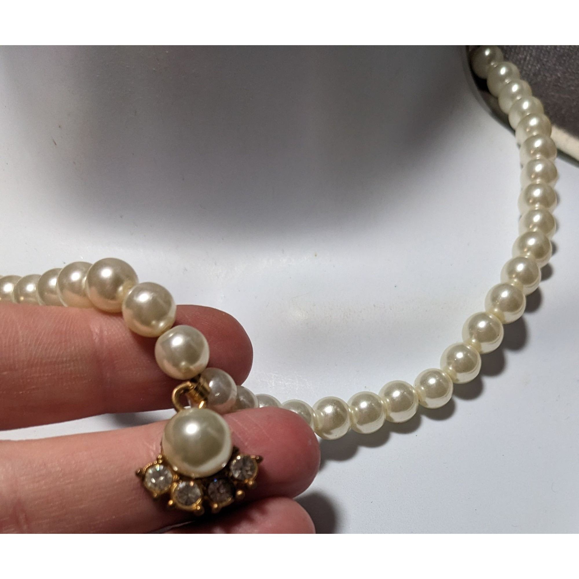 Other Vintage Regency Style Pearl Bridal Necklace Size ONE SIZE - 10 Thumbnail