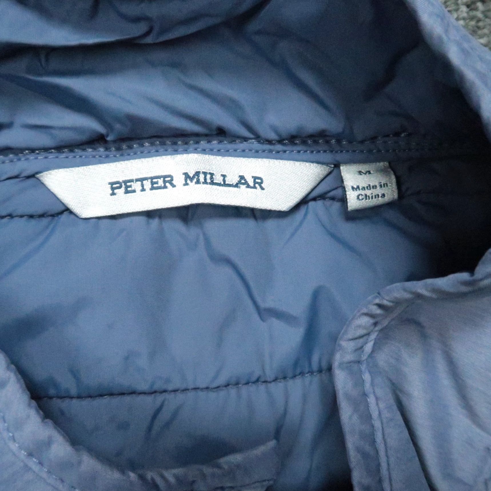 Peter Millar Peter Millar Vest Men Medium Blue Greenwich Warmth Full Zip Pockets Quilted NWT Size US M / EU 48-50 / 2 - 3 Thumbnail
