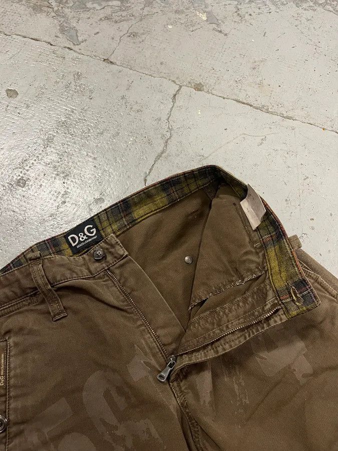 Dolce & Gabbana AW2004 Dolce & Gabbana Double Pocket Military Brown Pants Size US 30 / EU 46 - 9 Thumbnail