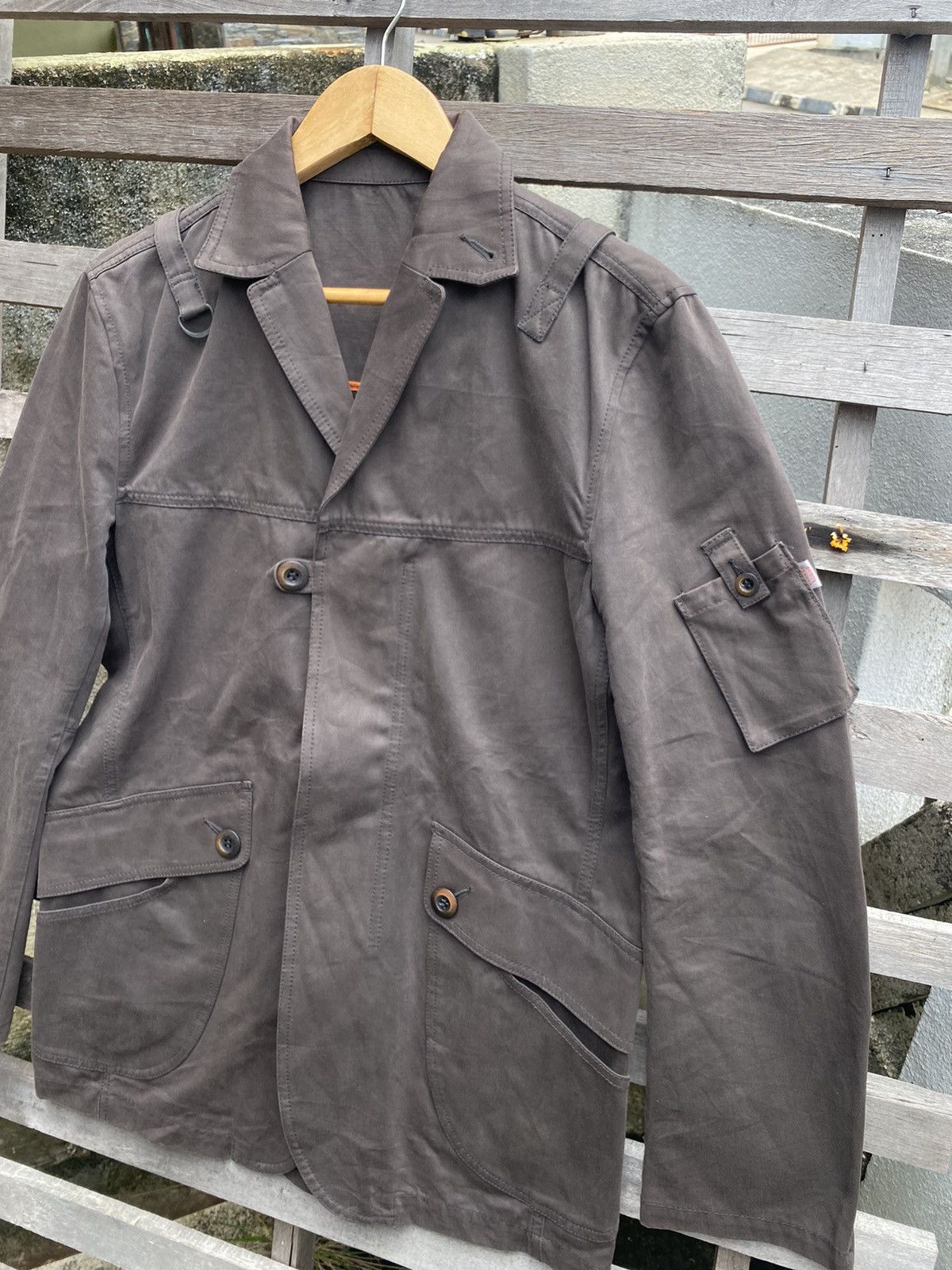 Japanese Brand 🔥 Rare 🔥 Vintage 291295 Homme Utility Pocket Jacket Size US L / EU 52-54 / 3 - 2 Thumbnail