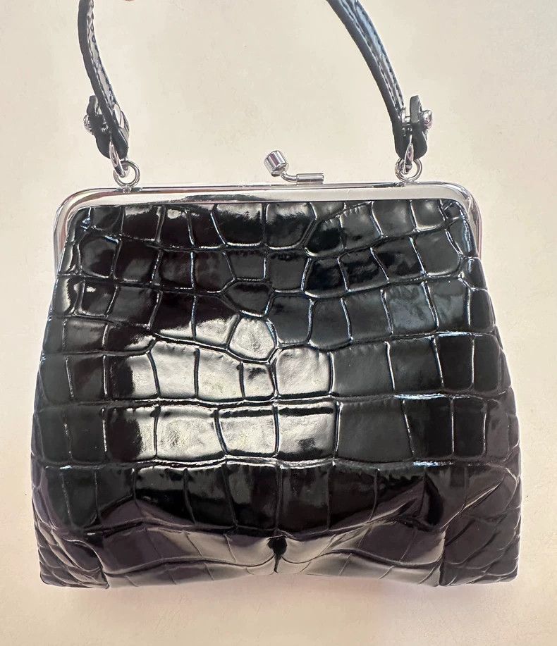 Vivienne Westwood Vivienne Westwood size os Dumpling bag in black crocodile p Size ONE SIZE - 2 Thumbnail