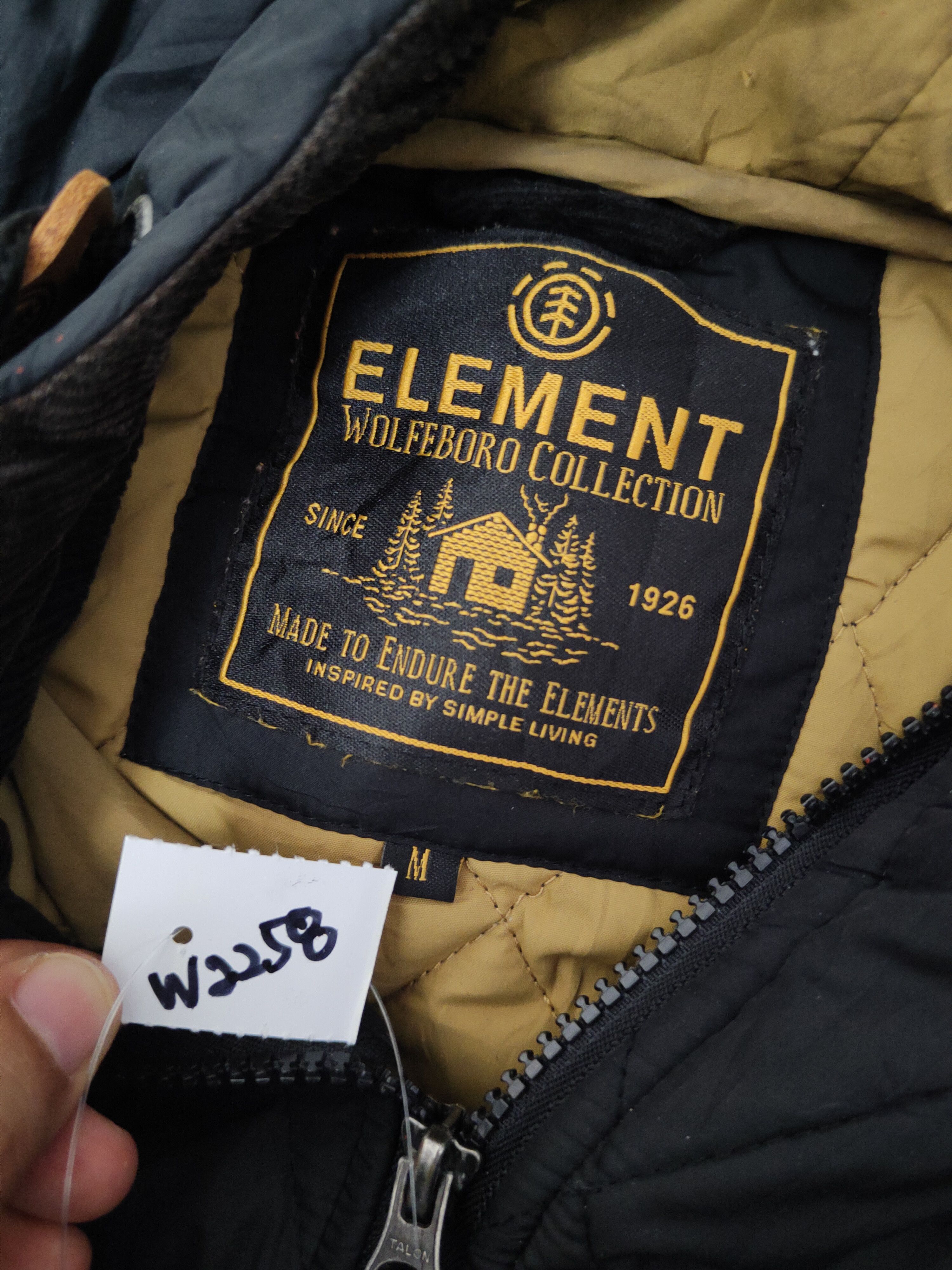 Element Element Black Hoodie Sweaters puffer jacket #W2258 Size US M / EU 48-50 / 2 - 15 Thumbnail