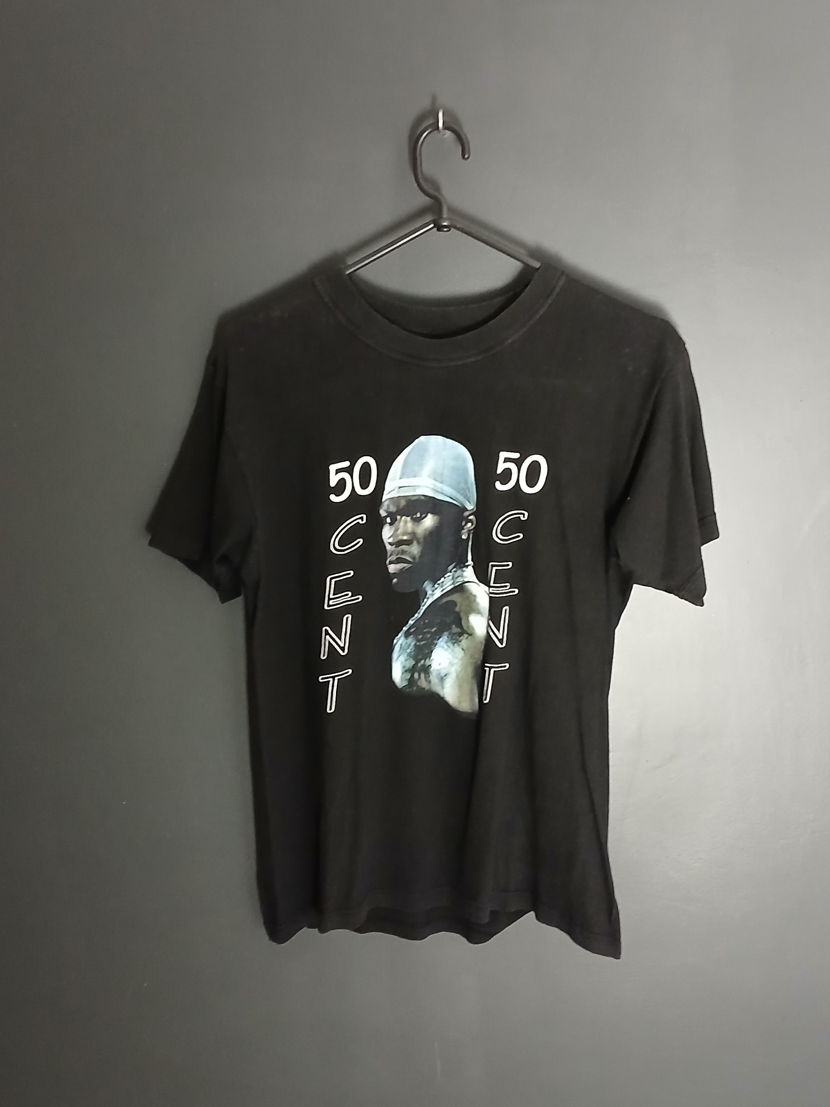 50 Cent × Rap Tees × Vintage Vintage 50 Cent T-Shirt Size US M / EU 48-50 / 2 - 1 Thumbnail