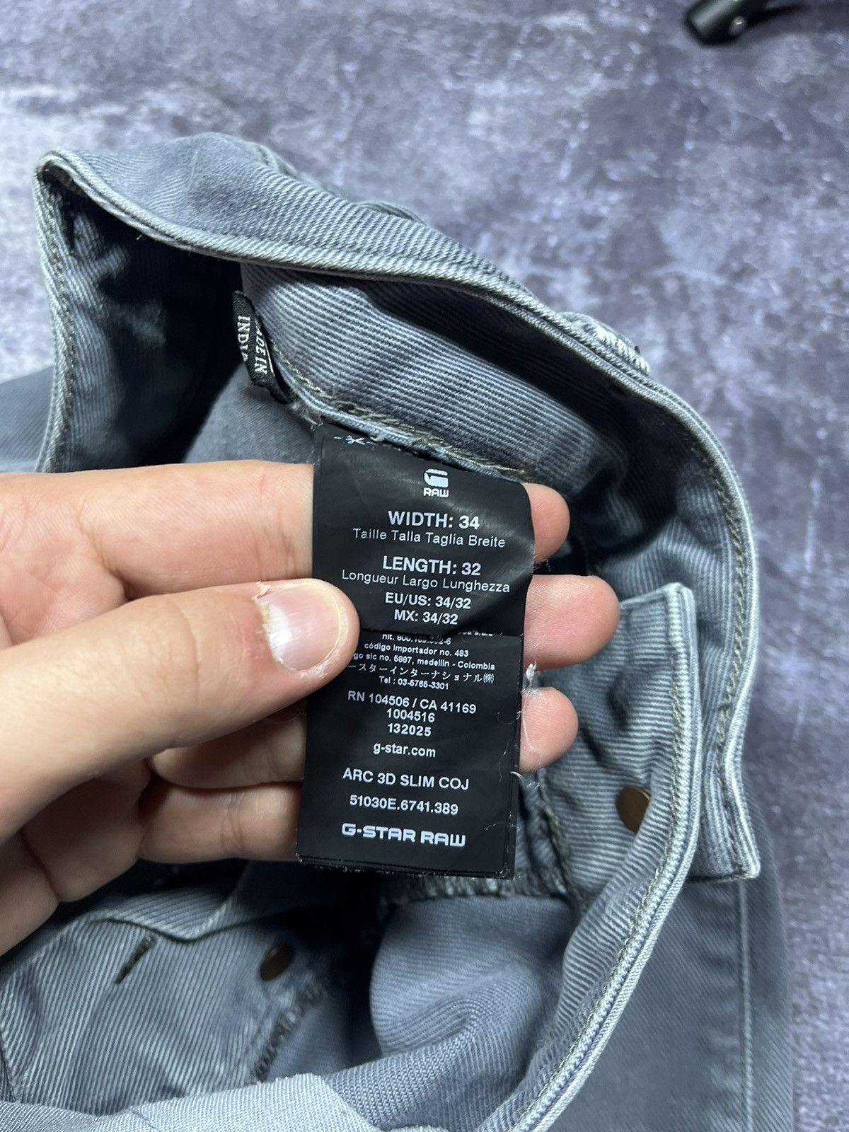 G-Star G-Star RAW Jeans Denim Vintage Streetwear Y2K Pashanim Size US 34 / EU 50 - 10 Thumbnail