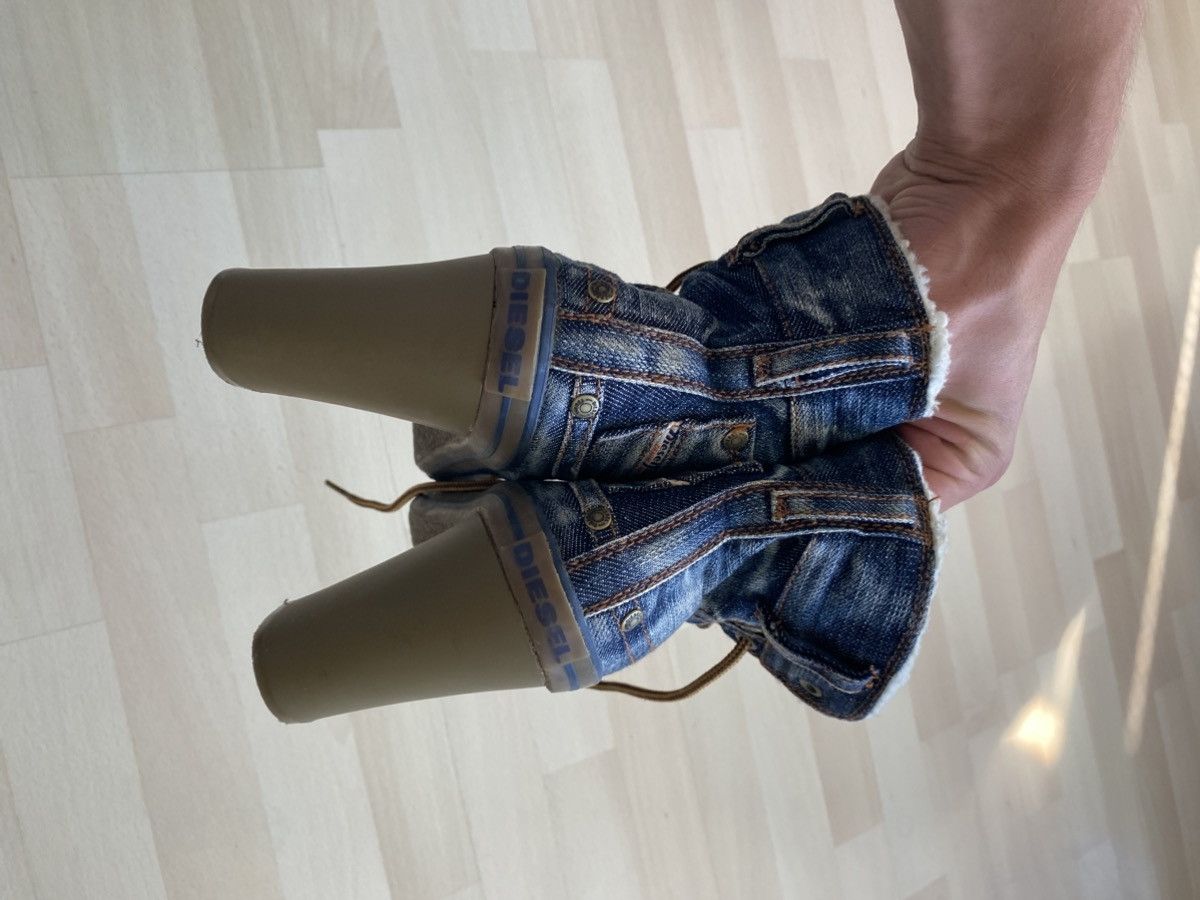 Diesel Diesel Vintage Denim Insulated Y2K Heels Size US 11 / IT 41 - 8 Thumbnail