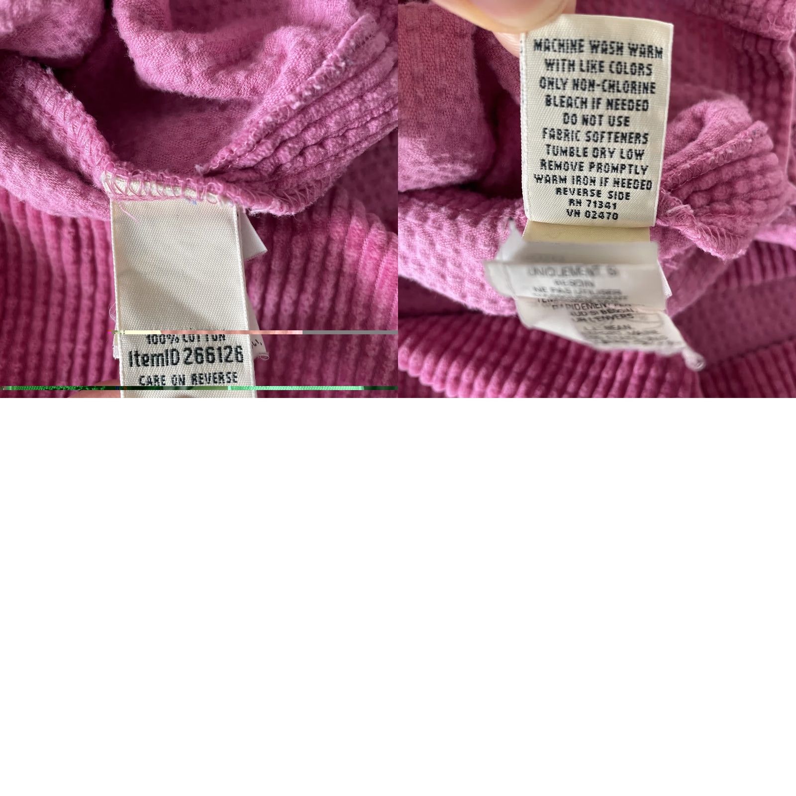 Vintage L.L. Bean Button-Up Corduroy Jacket Women 3X Pink Shacket Overshirt Pockets Casual Vintage: No (adjusted?) Size XXL / US 16-18 / IT 52-54 - 8 Thumbnail