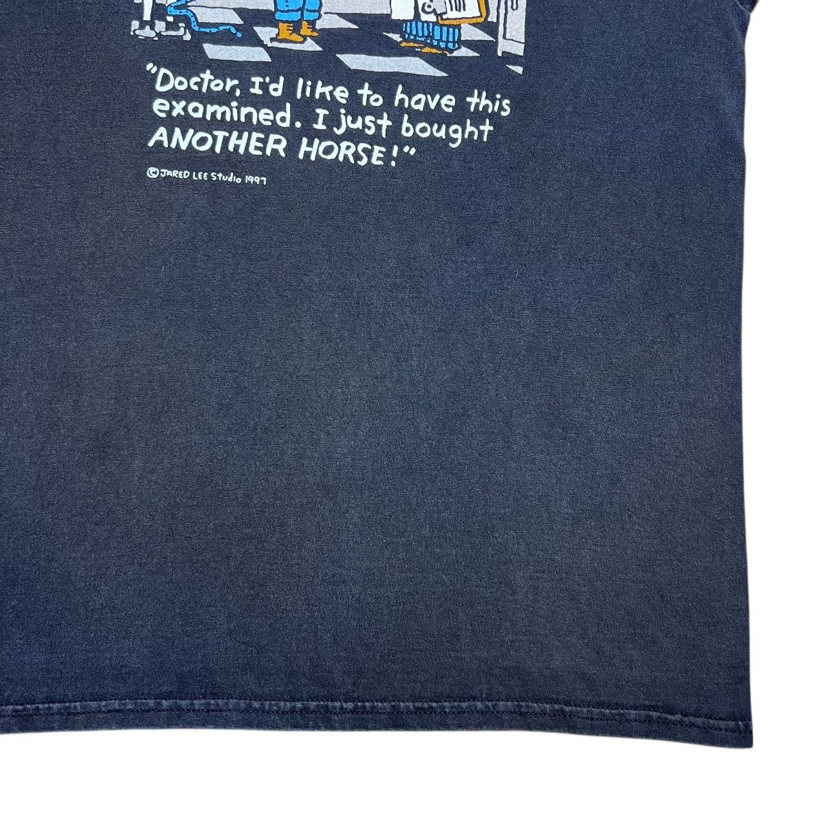 Other Vintage 1990s Jared Lee I Bought Another Horse Comic T-Shirt Size US L / EU 52-54 / 3 - 8 Thumbnail