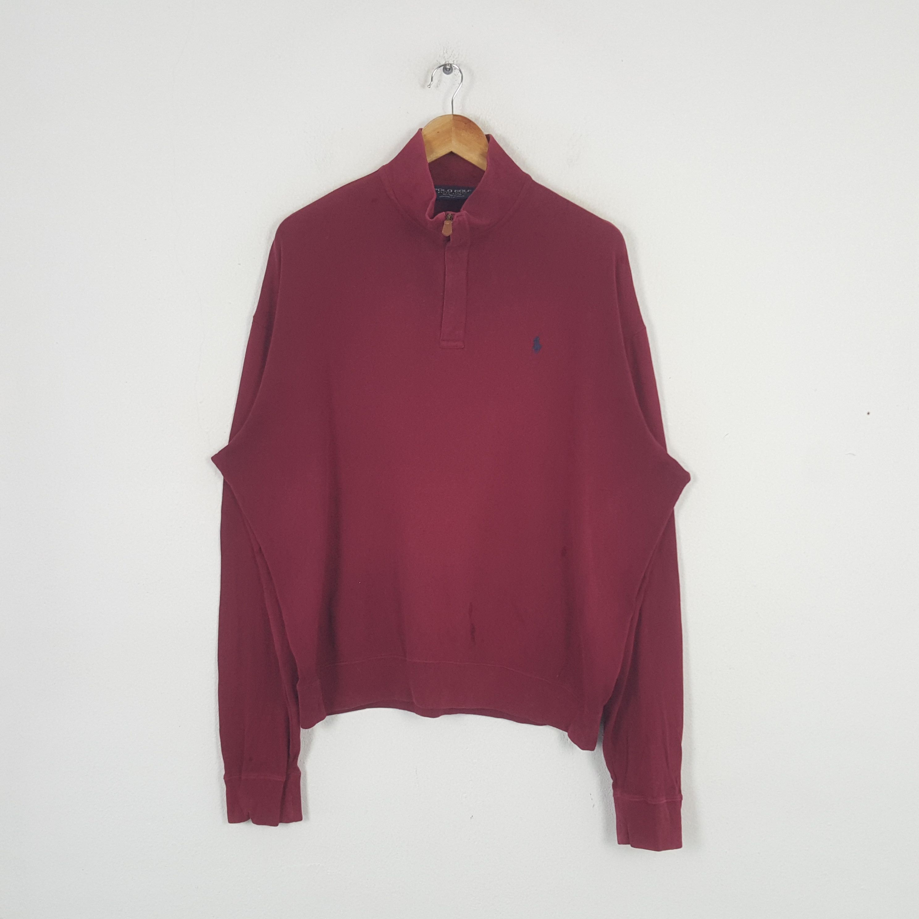 Polo Ralph Lauren × Vintage Vintage Polo Golf by Ralph Lauren Sweatshirt C284N8 Size US XXL / EU 58 / 5 - 1 Thumbnail