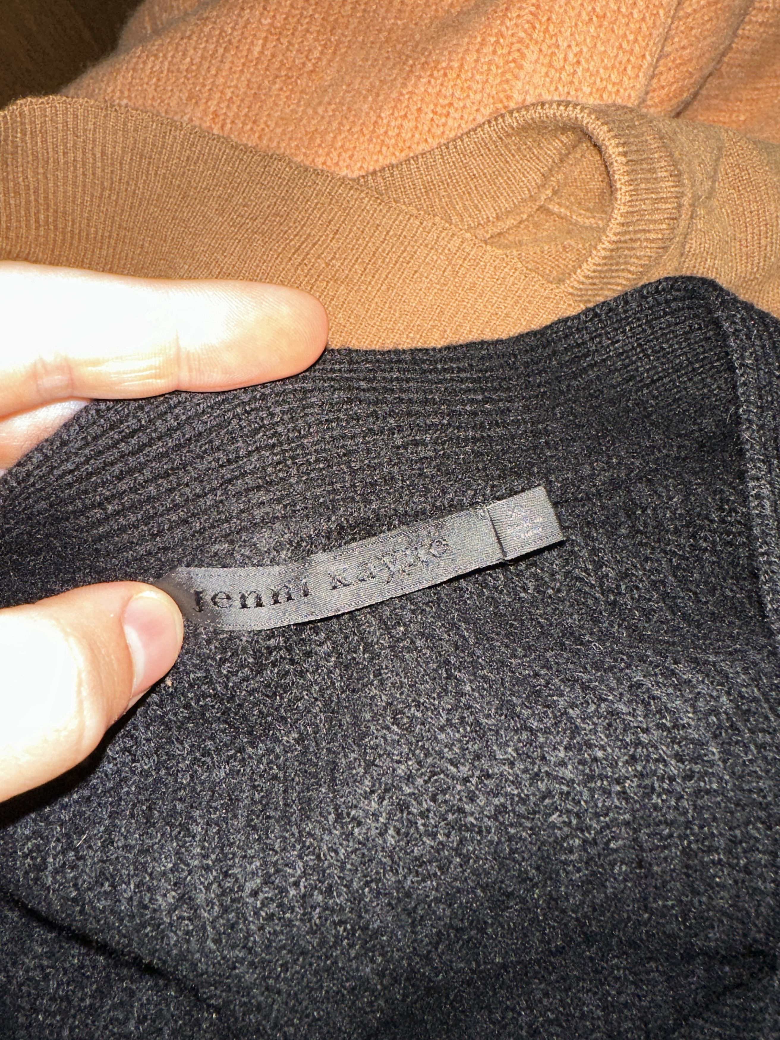 Other Jenni Kayne Knit Cardigan Pure Cashmere Black Size XL Size XL / US 12-14 / IT 48-50 - 12 Thumbnail