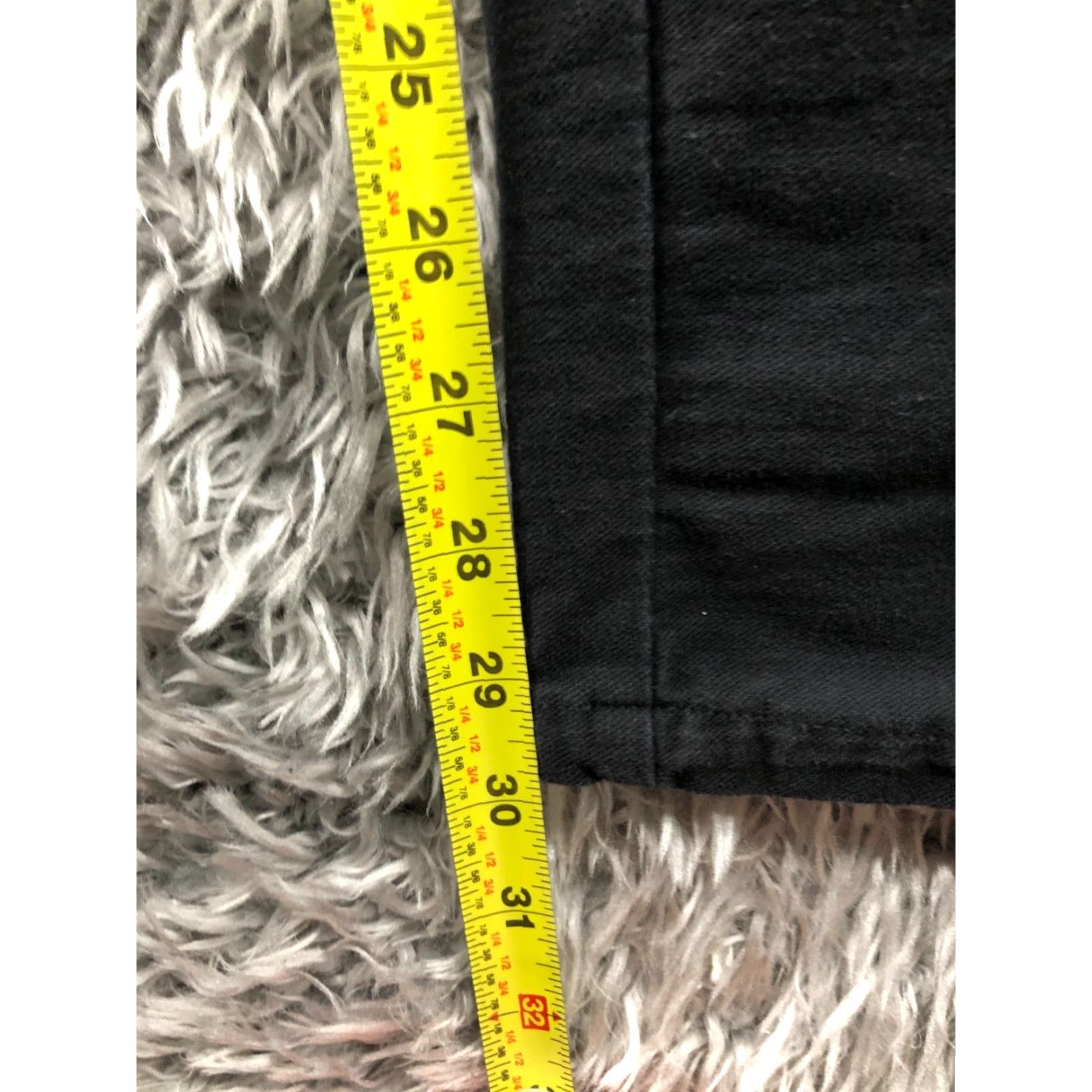 Dockers DOCKERS Signature Khaki Straight Pants Mens Regular 33 Black 5-Pocket Knit Stretch City Size US 33 - 3 Thumbnail