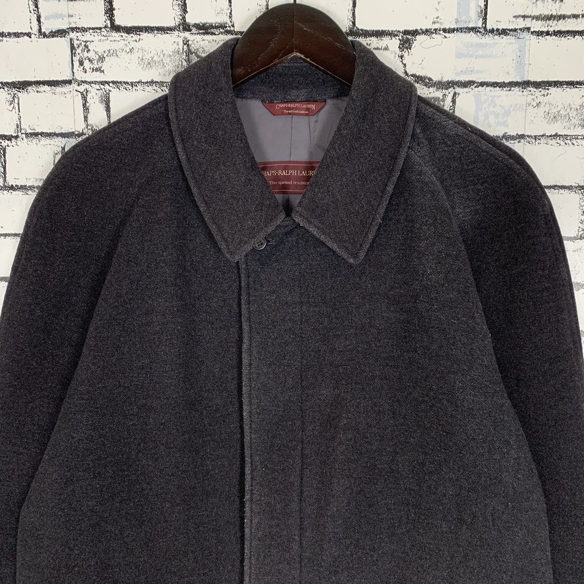 Ralph Lauren Chaps Ralph Lauren Wool Long Coat Jacket Size US M / EU 48-50 / 2 - 2 Thumbnail