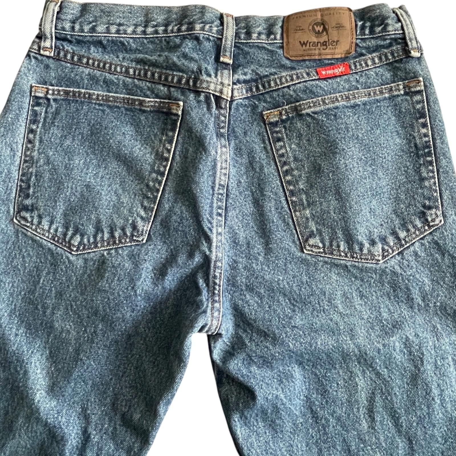 Wrangler Wrangler 96501DS Jeans Mens 33x30 Medium Wash Straight Leg Size US 33 - 4 Thumbnail