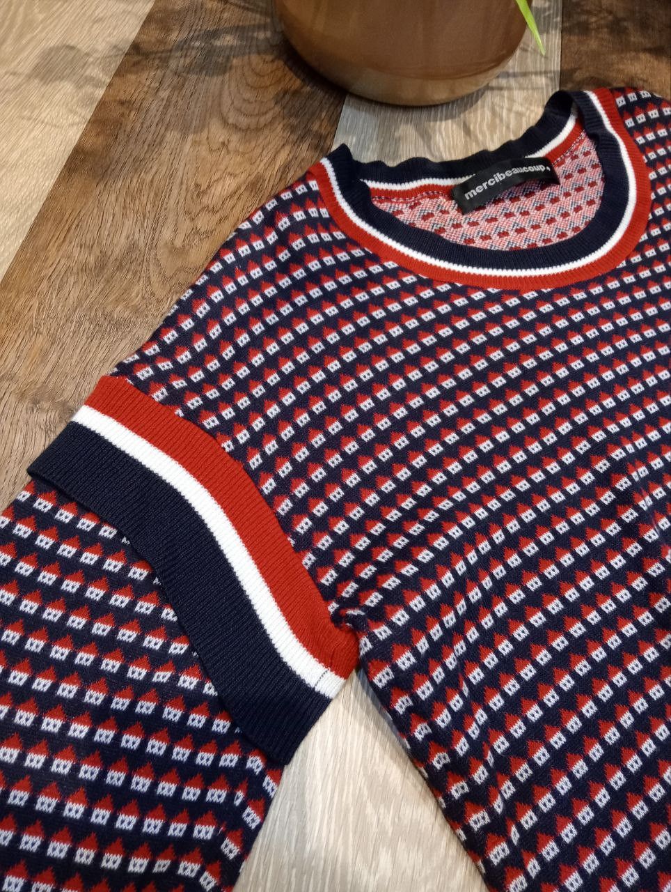 mercibeaucoup ISSEY MIYAKE MERCIBEAUCOUP SAMPLE RARE VINTAGE KNIT SWEATER Size US M / EU 48-50 / 2 - 6 Thumbnail