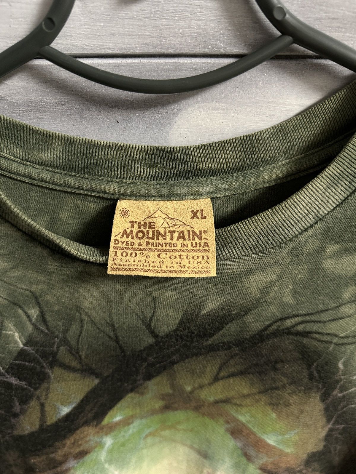 The Mountain Rare Vintage T-Shirt The Mountain 2000 Wizard Green Tee Size US XL / EU 56 / 4 - 7 Thumbnail